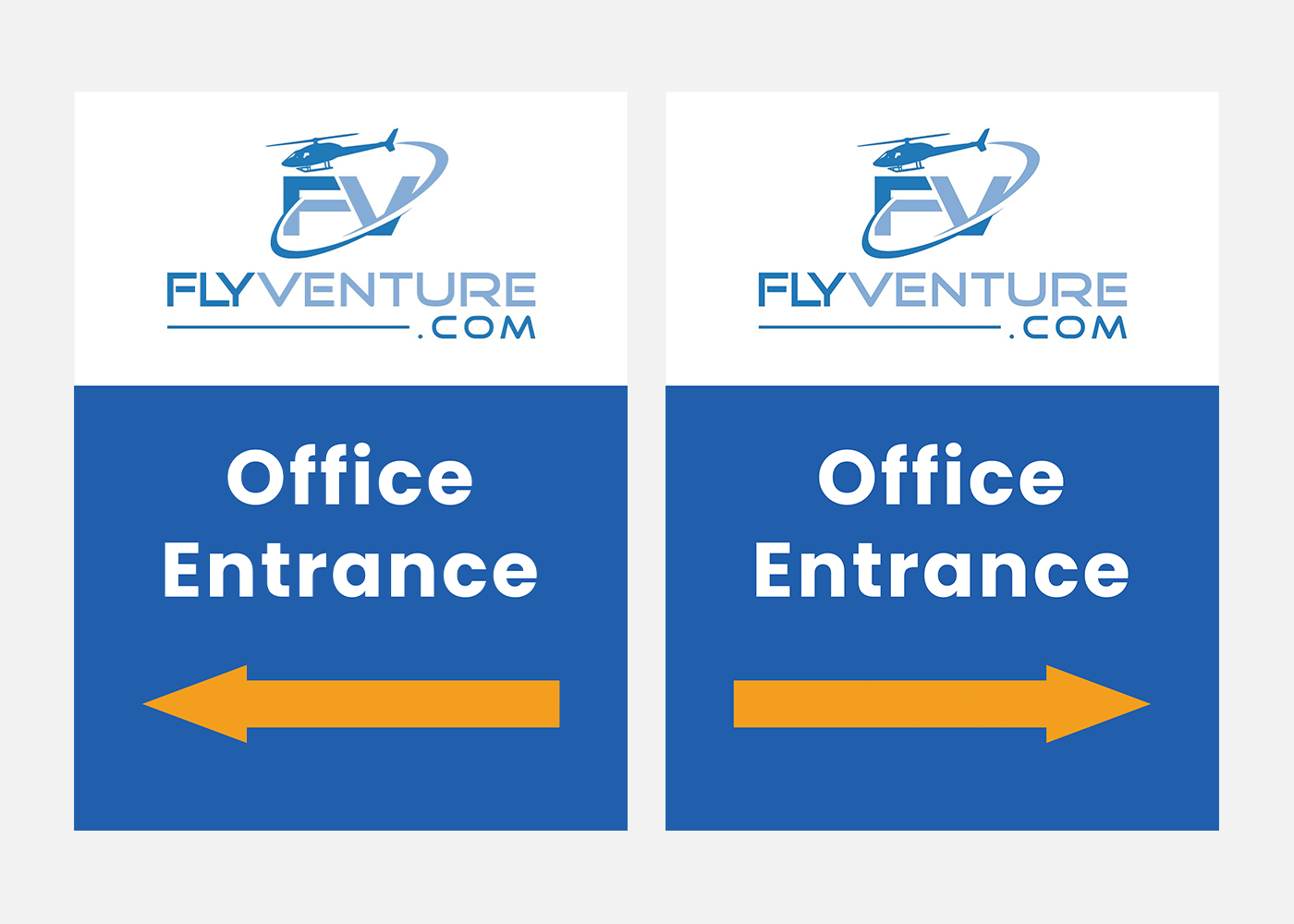 Signage Design by Gulzar Ahmed for flyVENTURE, LLC | Design #37683816