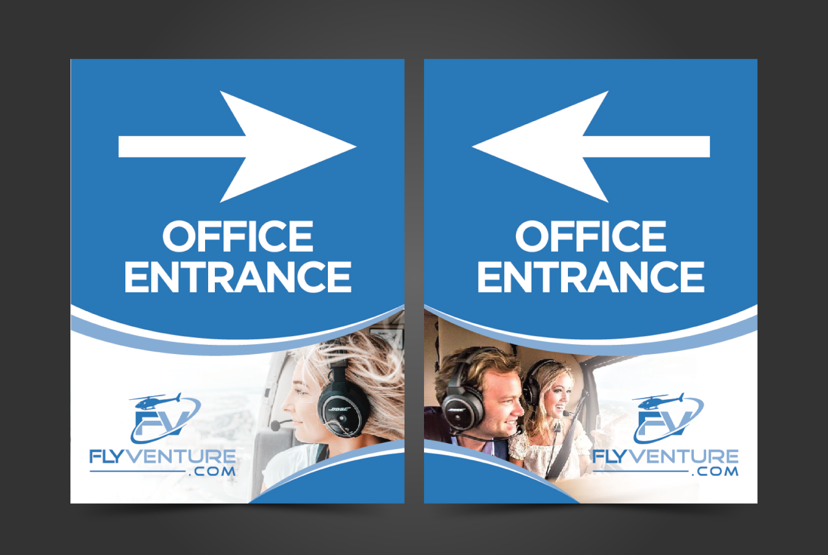 Diseño de Señalética por JK18 para Heli Aviation Florida, LLC | Diseño #36594734