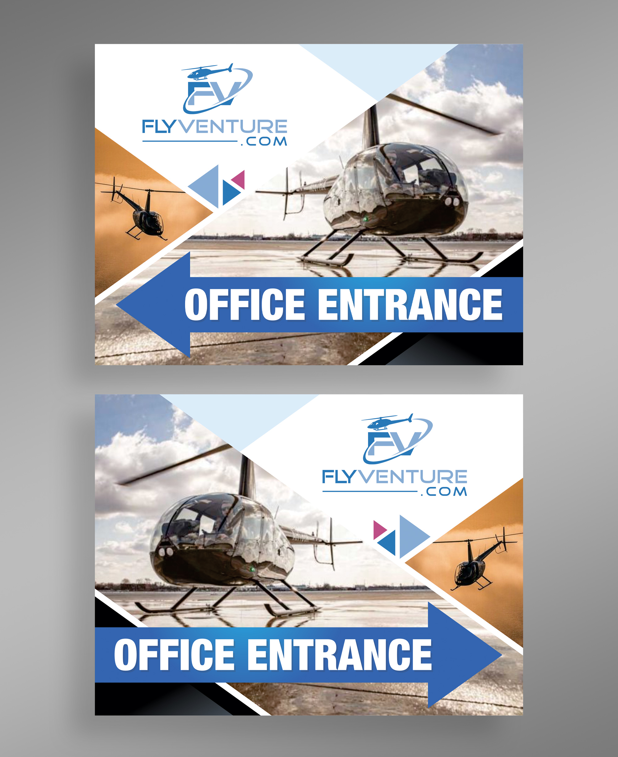 Diseño de Señalética por Dzhafir para Heli Aviation Florida, LLC | Diseño #36589026