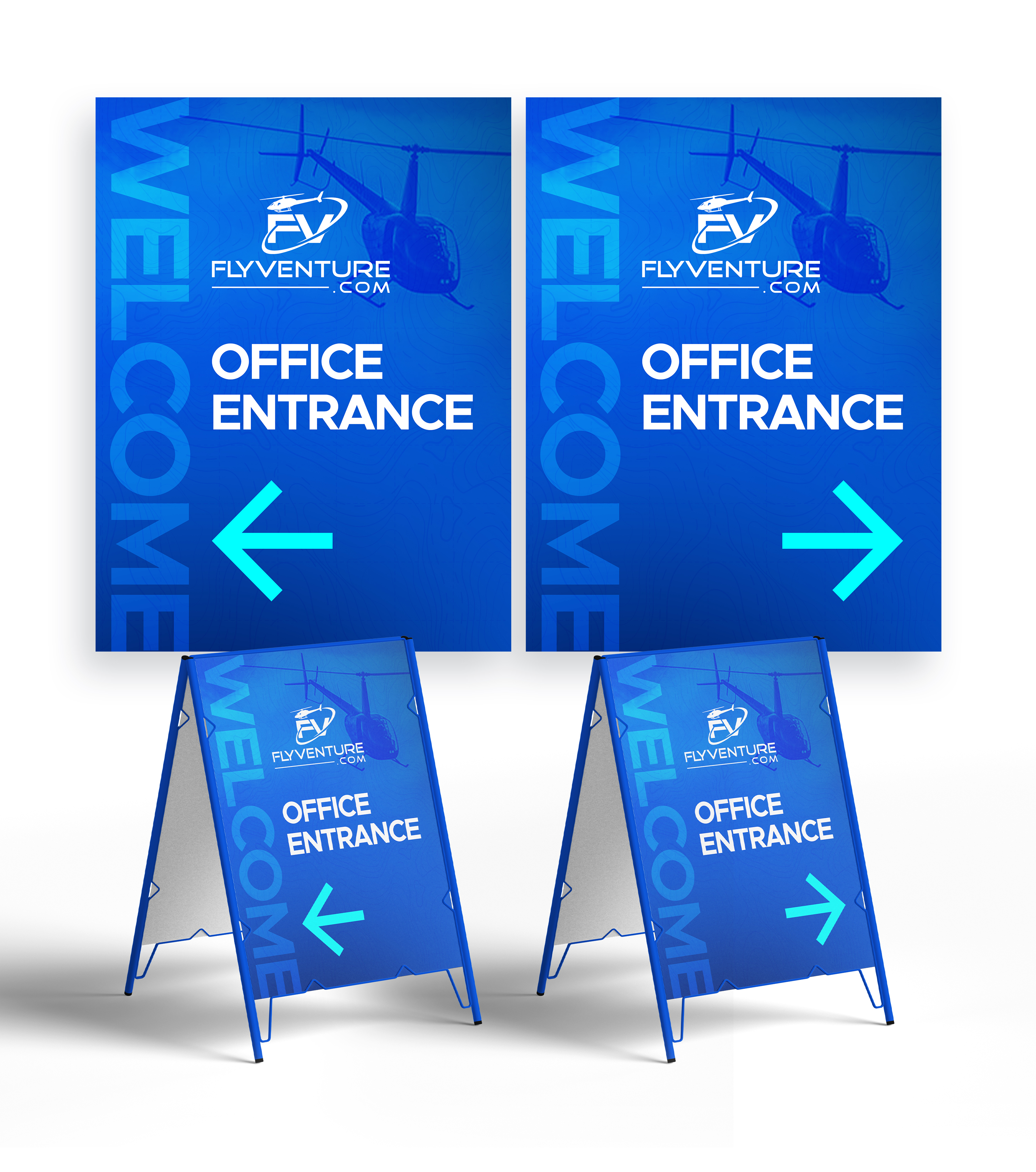 Diseño de Señalética por Graphic Guy para Heli Aviation Florida, LLC | Diseño #36591981