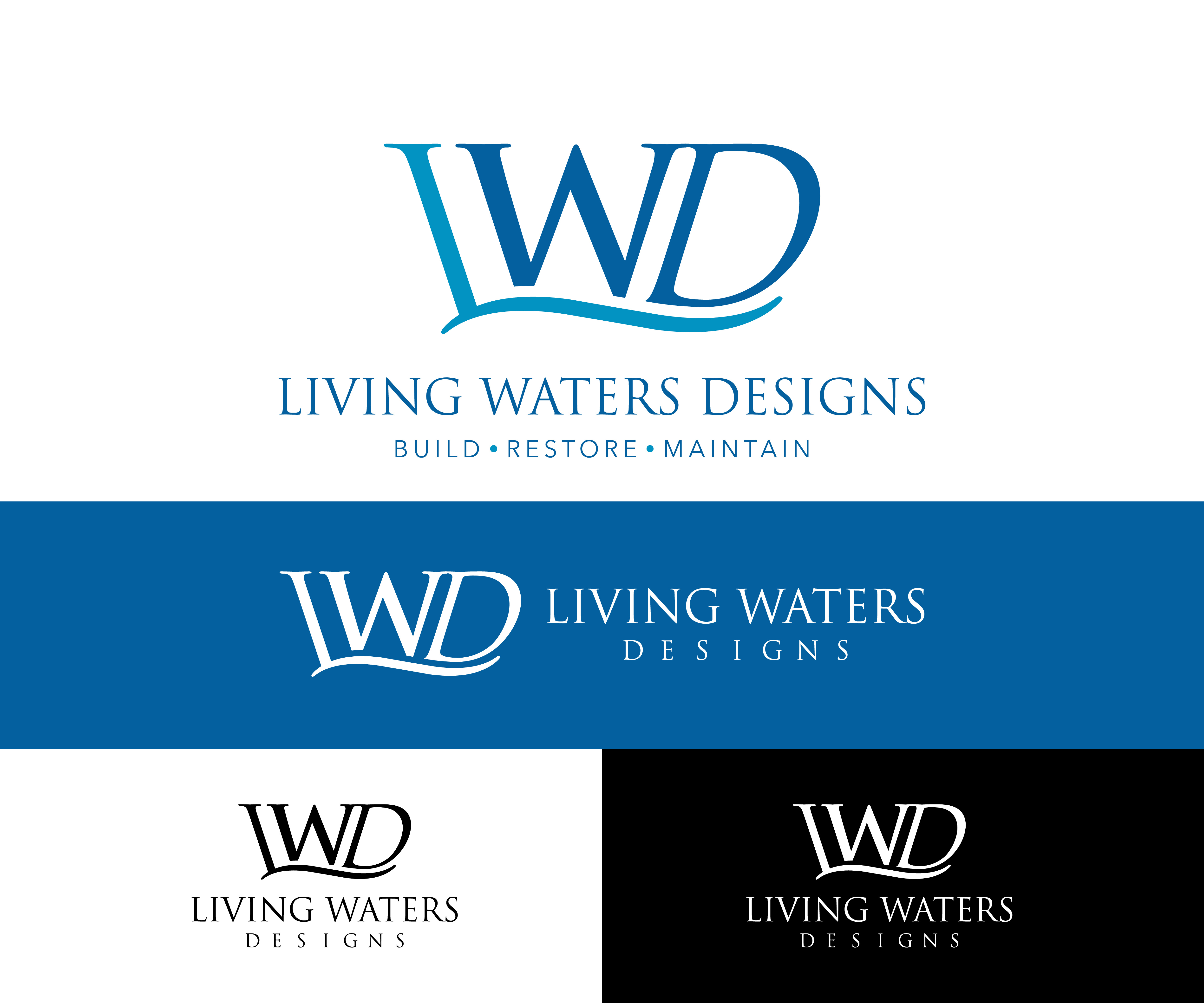 Design de Logo par dx_designer pour Living Waters Designs | Design #36588269