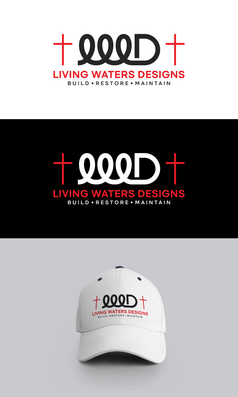 Design de Logo par loveqis pour Living Waters Designs | Design #36588742