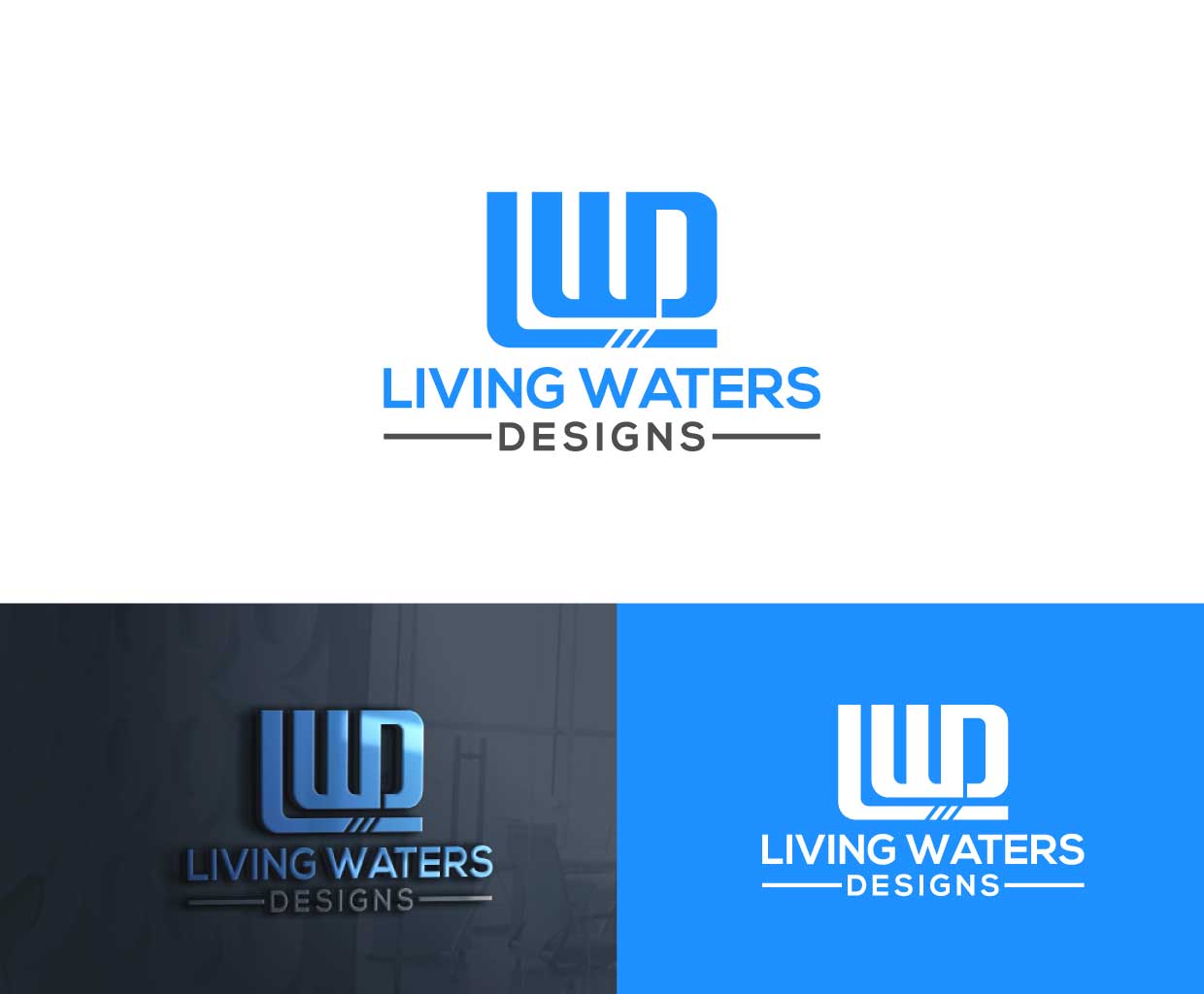 Design de Logo par rass07 pour Living Waters Designs | Design #36587036