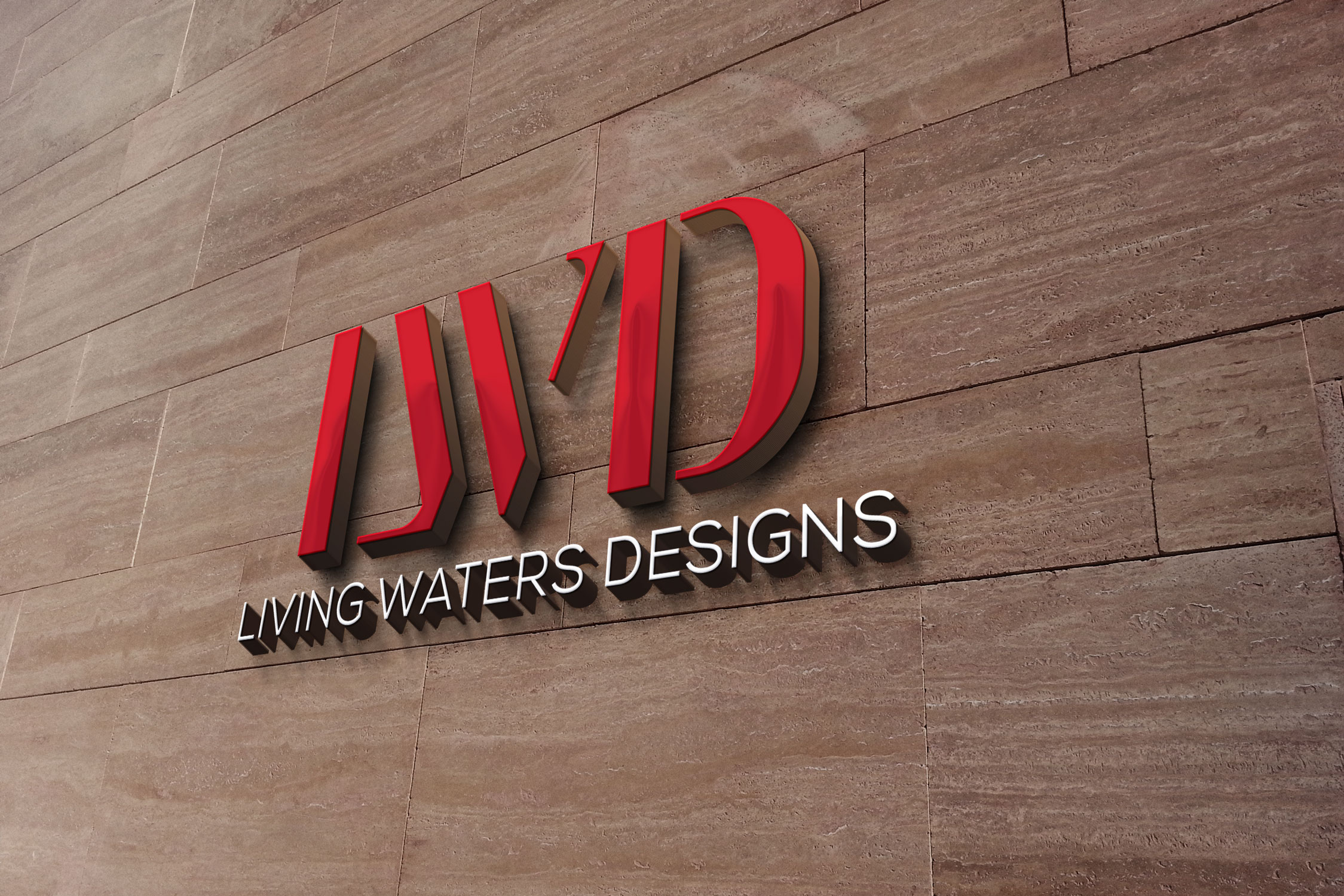 Diseño de Logo por DesignMaker 2 para Living Waters Designs | Diseño #36611746