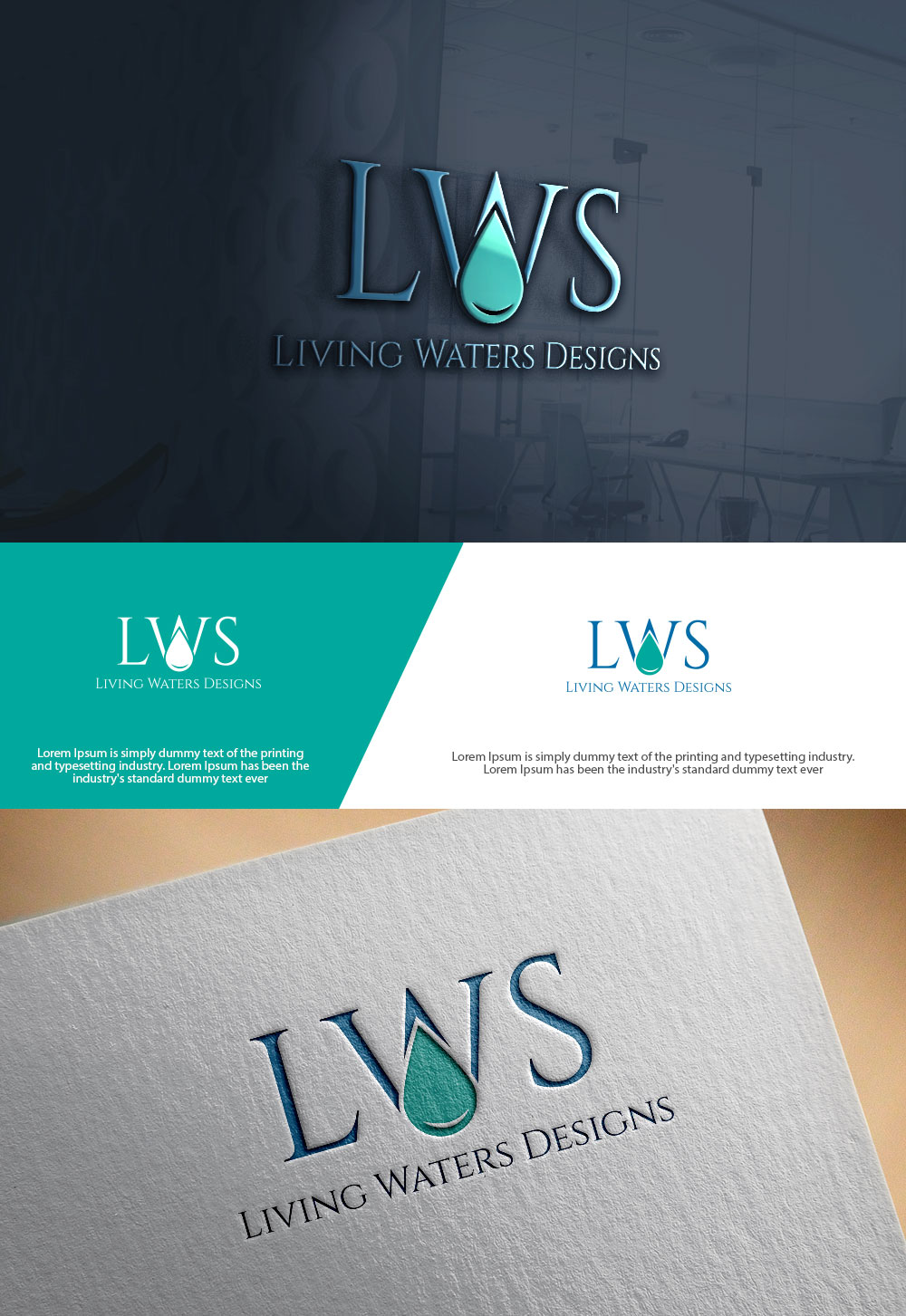 Design de Logo par sulemani  creation pour Living Waters Designs | Design #36591692