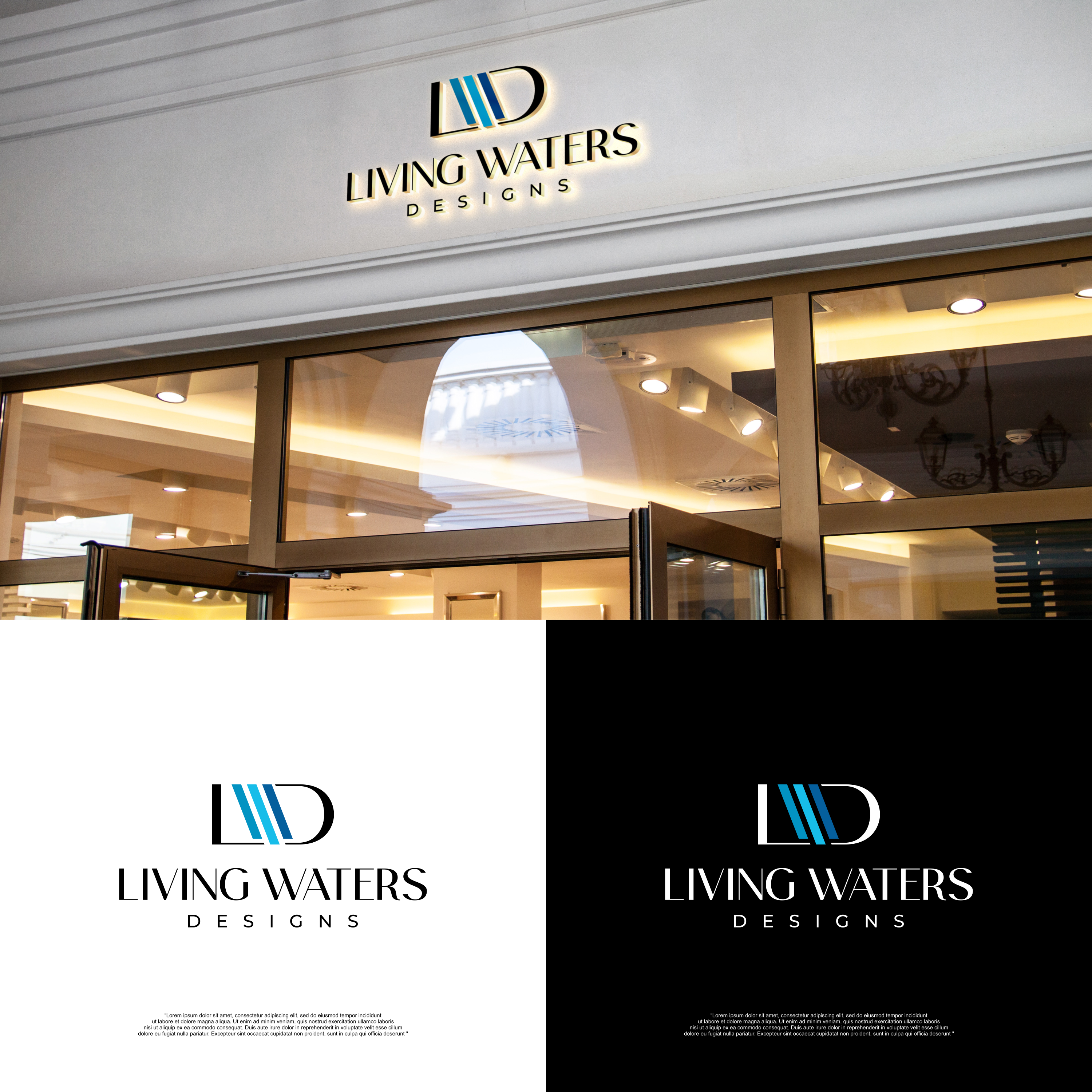 Diseño de Logo por syad666 para Living Waters Designs | Diseño #36588238