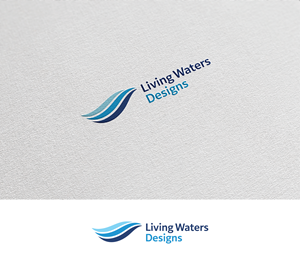 Logo Design by Afsana_Hoque for Living Waters Designs | Design: #36592144