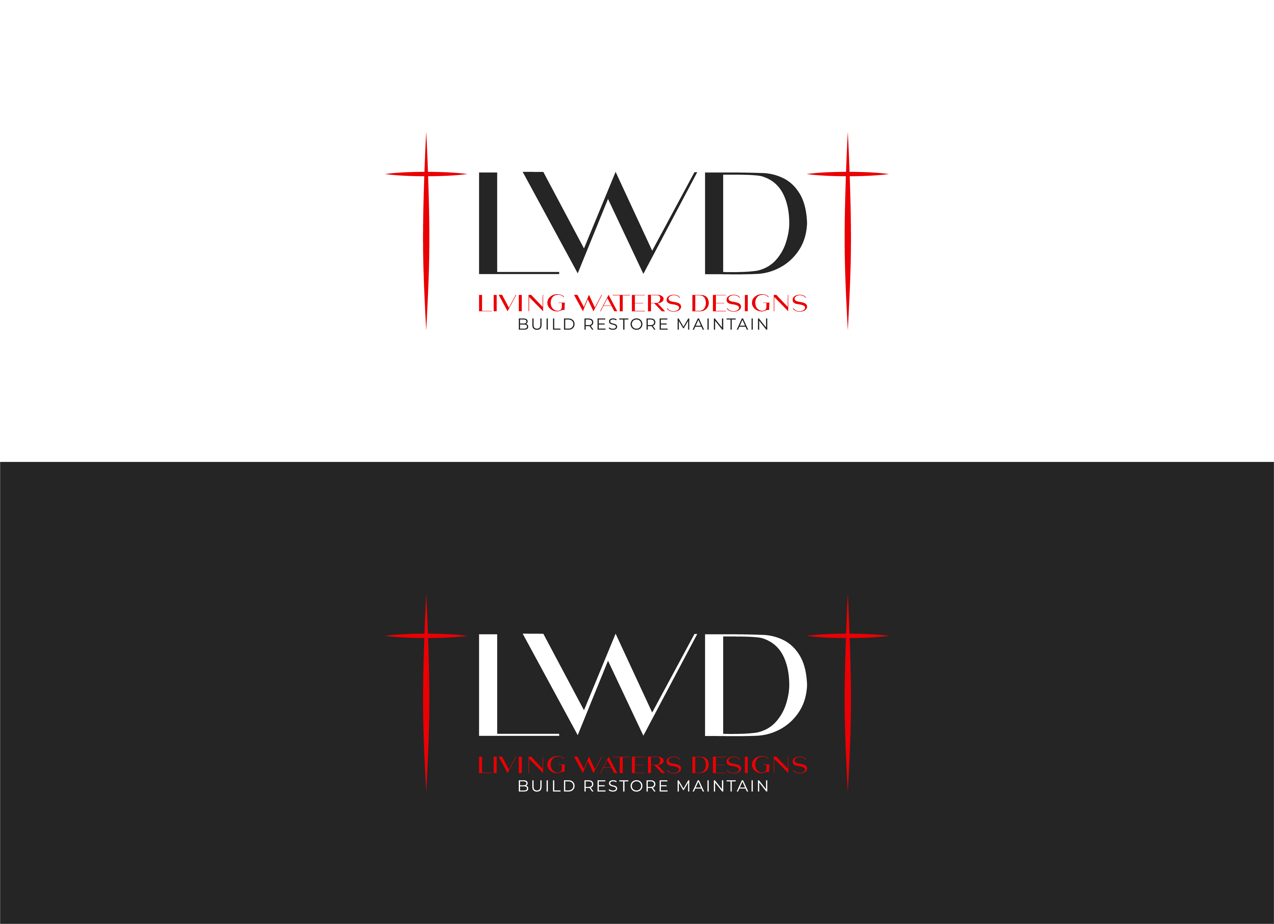 Design de Logo par Ridg0 pour Living Waters Designs | Design #36592483