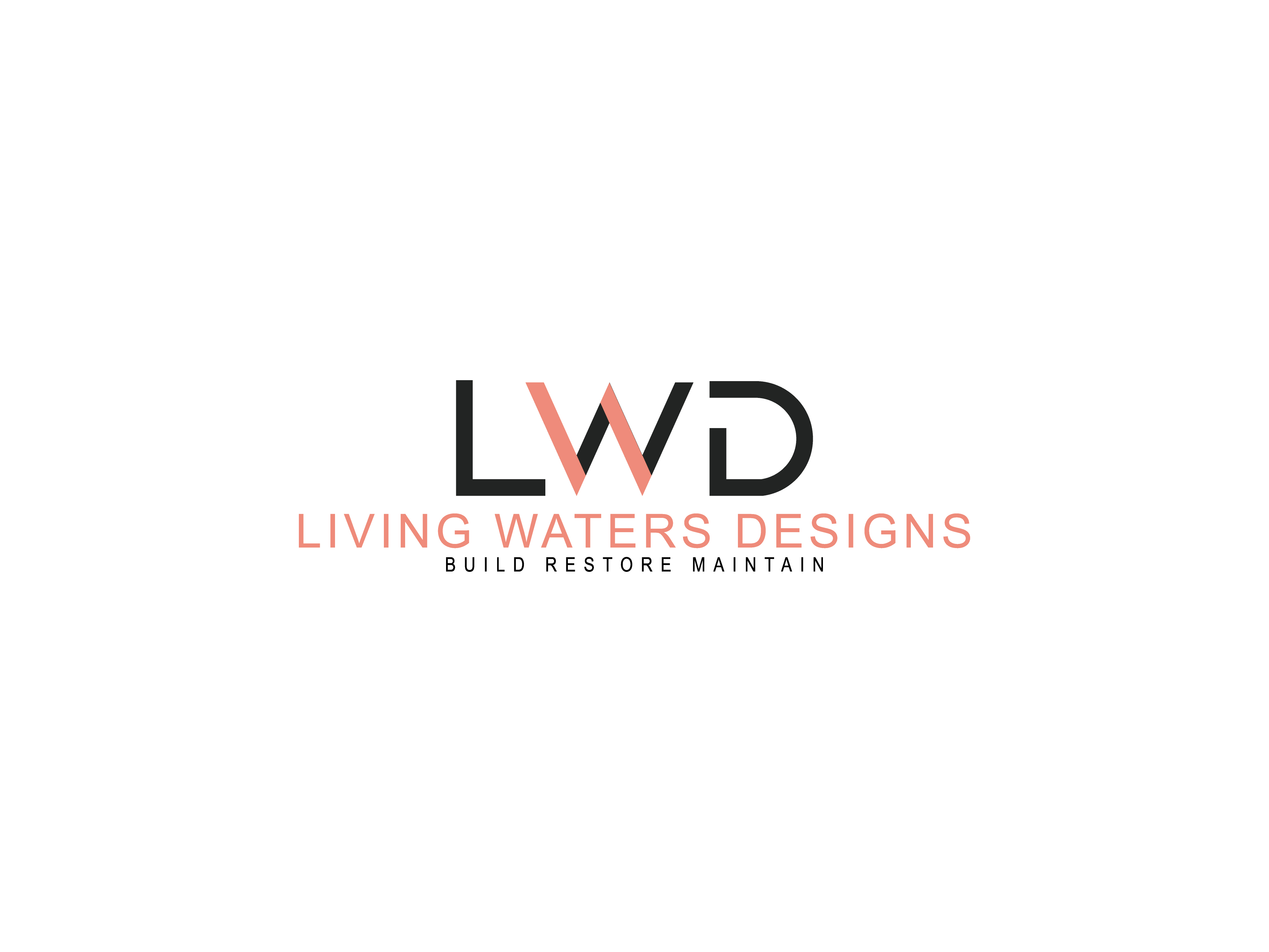Logo Design by HaveTake for Living Waters Designs | Design #36595213
