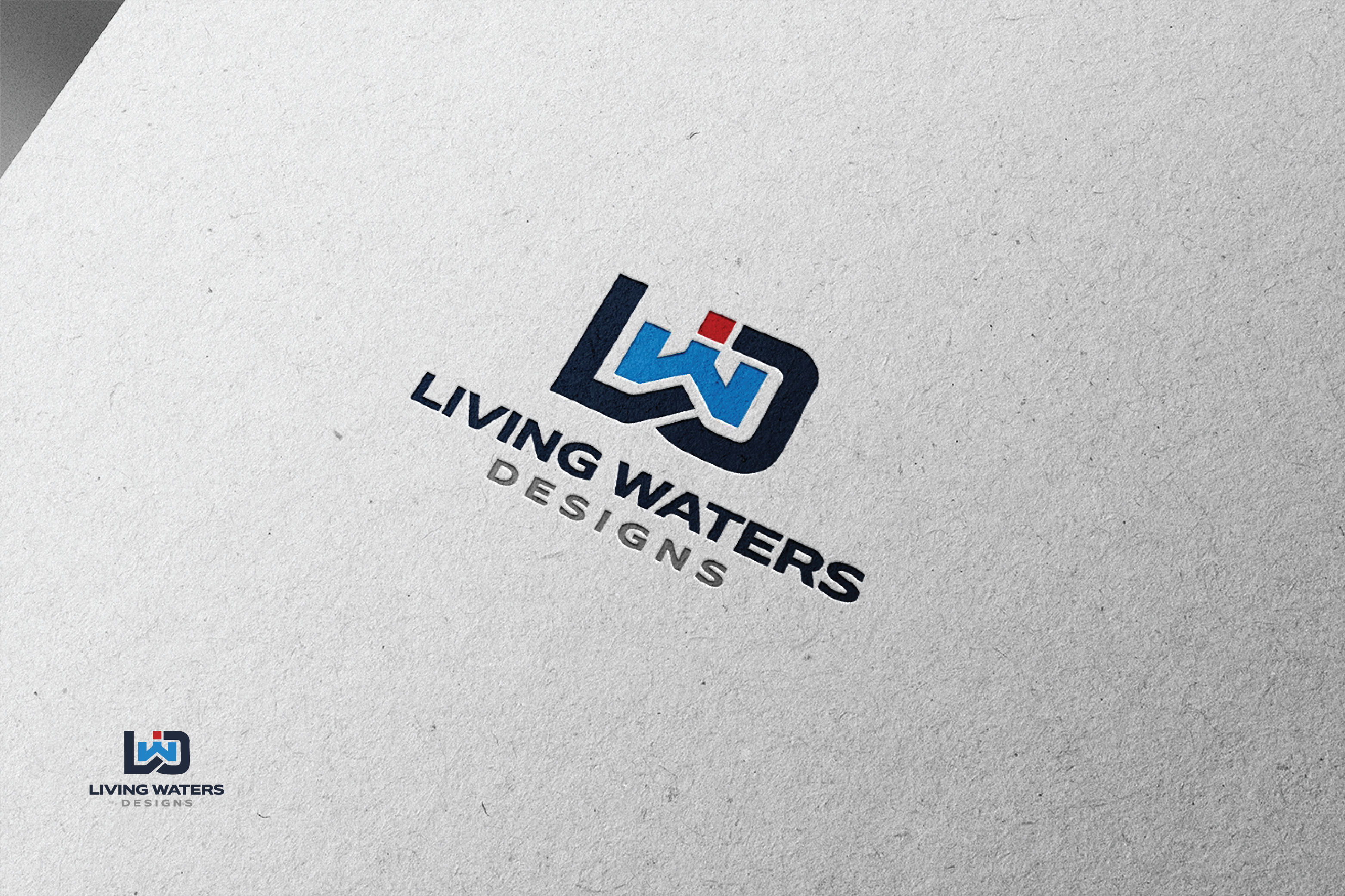 Design de Logo par raju.creative pour Living Waters Designs | Design #36592354