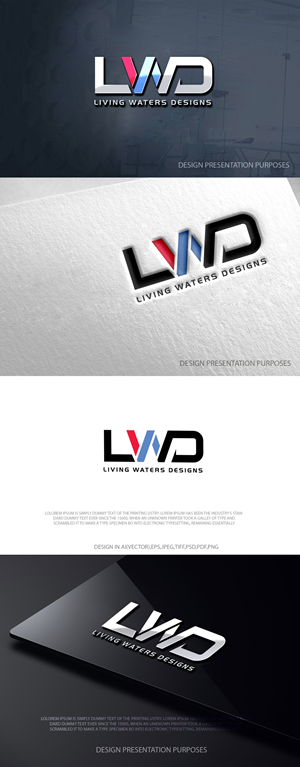 Design de Logo par zebronicgraphic pour Living Waters Designs | Design : #36589477