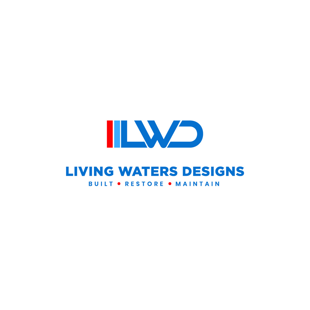 Logo Design by Prodesign81 for Living Waters Designs | Design #36589767