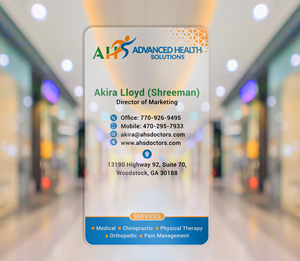 Business Card Design by DesignerShahadat for this project | Design: #36760735