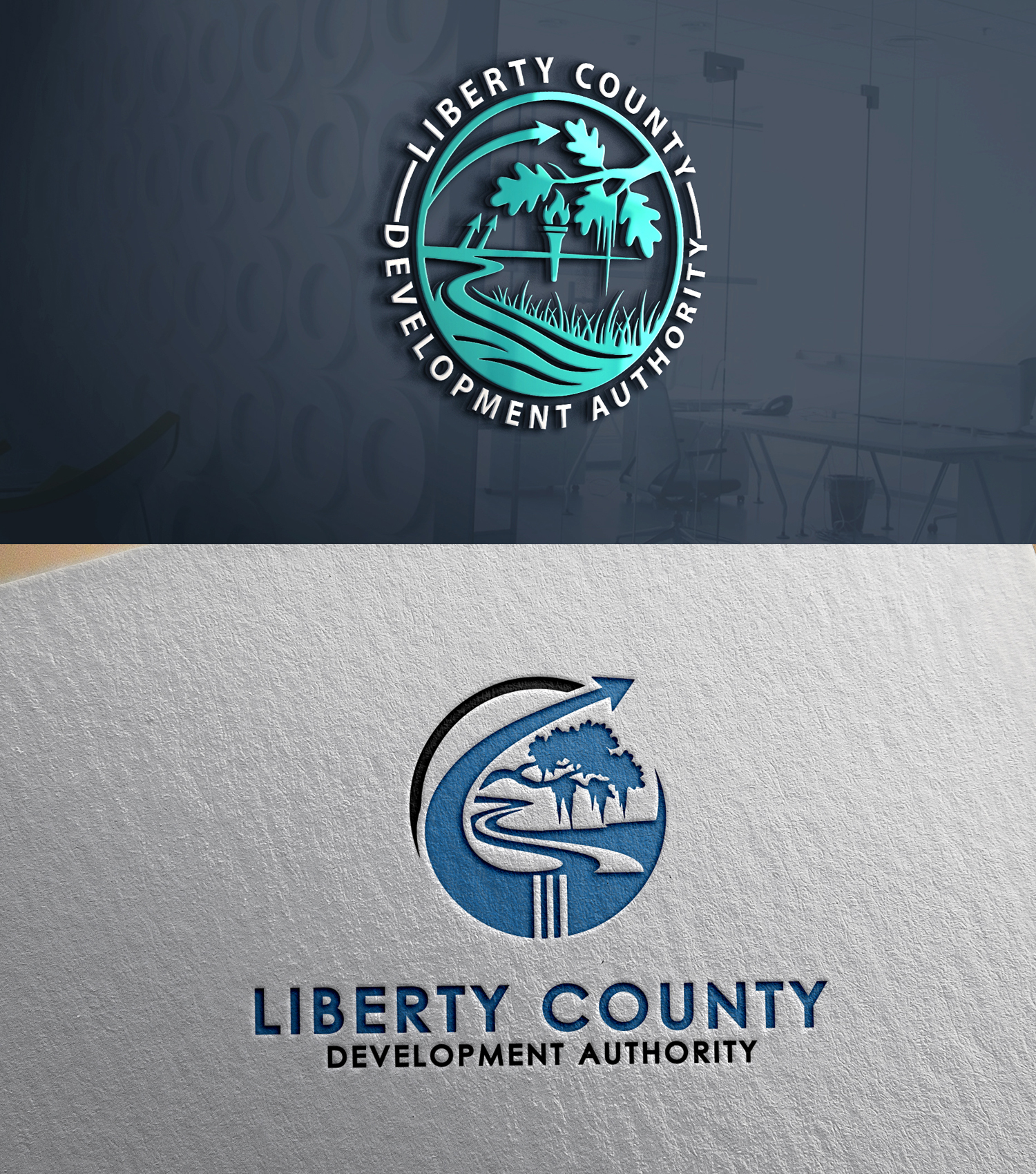 Diseño de Logo por 24ksunny para Liberty County Development Authority | Diseño #36587537