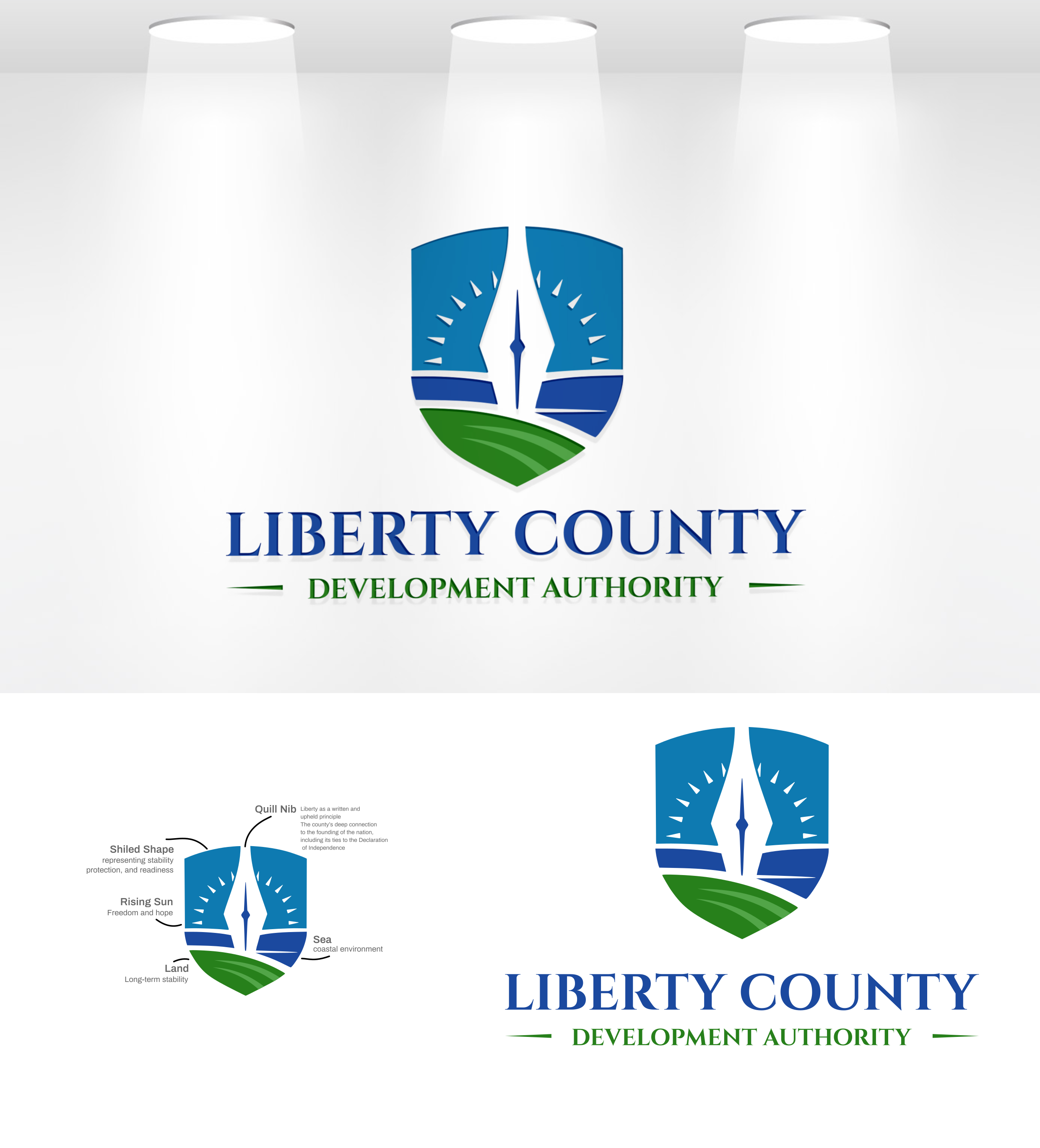 Diseño de Logo por DesigNooox para Liberty County Development Authority | Diseño #36607455