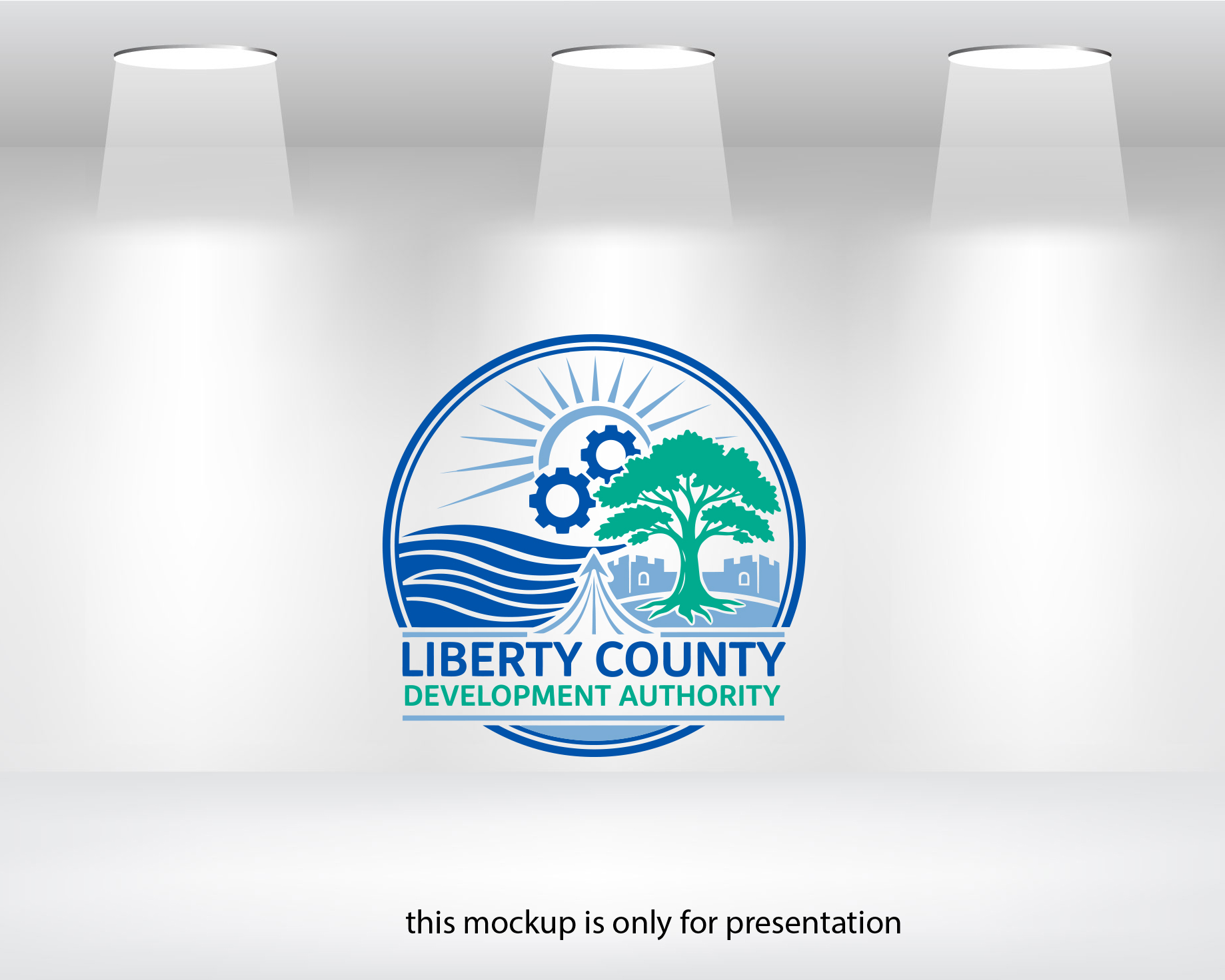 Diseño de Logo por FARU.......... para Liberty County Development Authority | Diseño #36594066