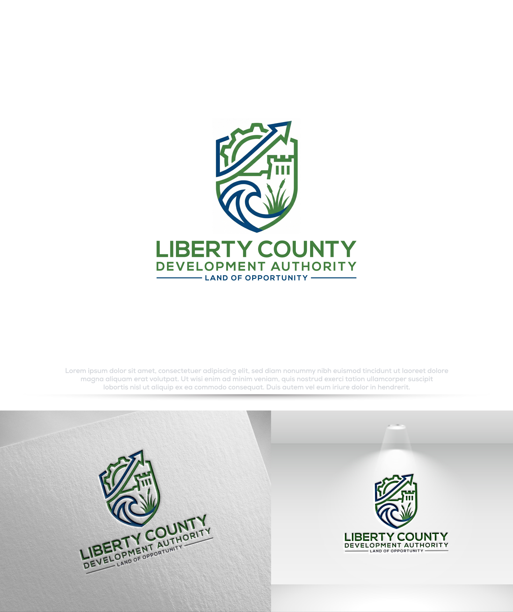 Diseño de Logo por Pilot_DesignR™ para Liberty County Development Authority | Diseño #36592128