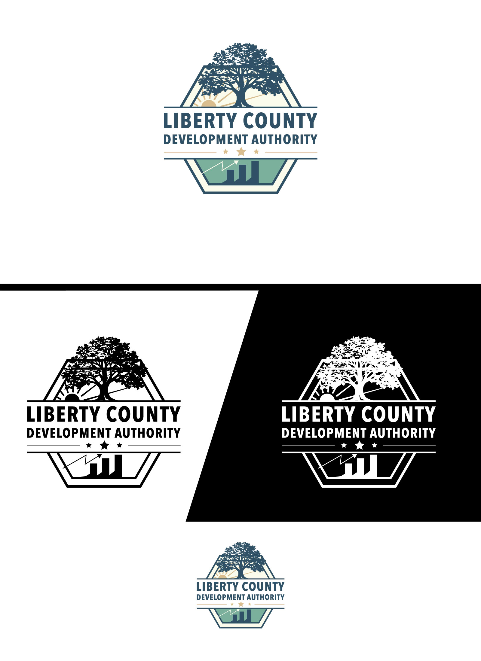 Diseño de Logo por F a r i s a para Liberty County Development Authority | Diseño #36609330