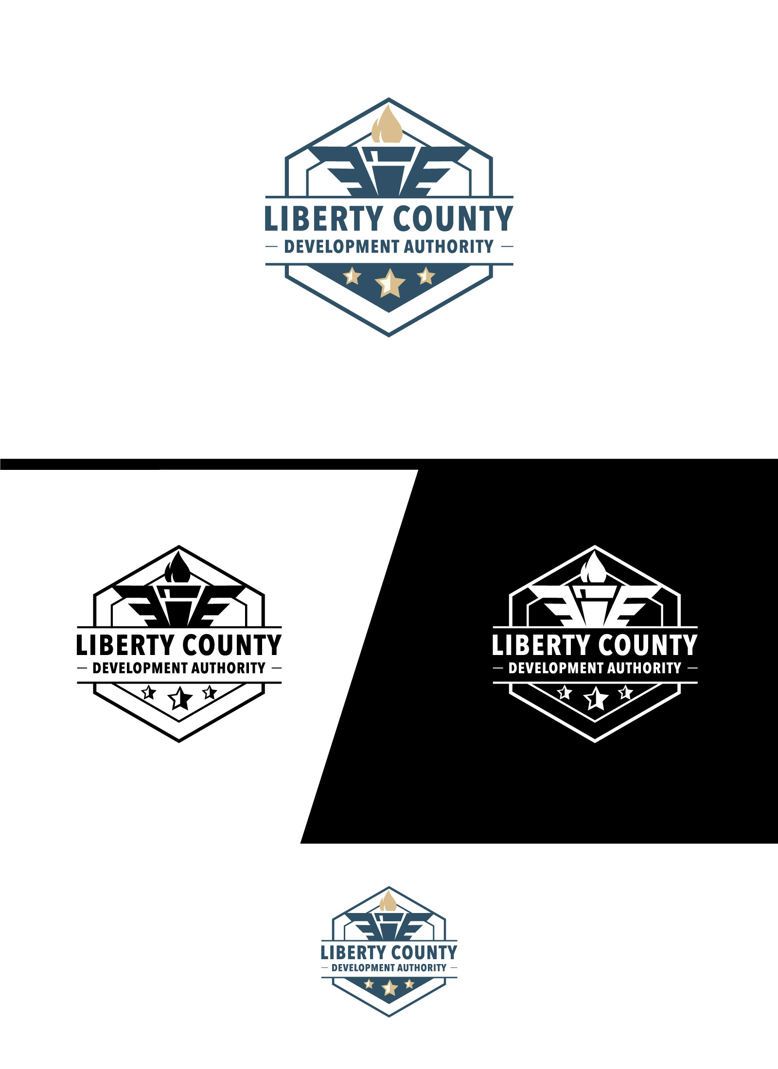 Diseño de Logo por F a r i s a para Liberty County Development Authority | Diseño #36609331