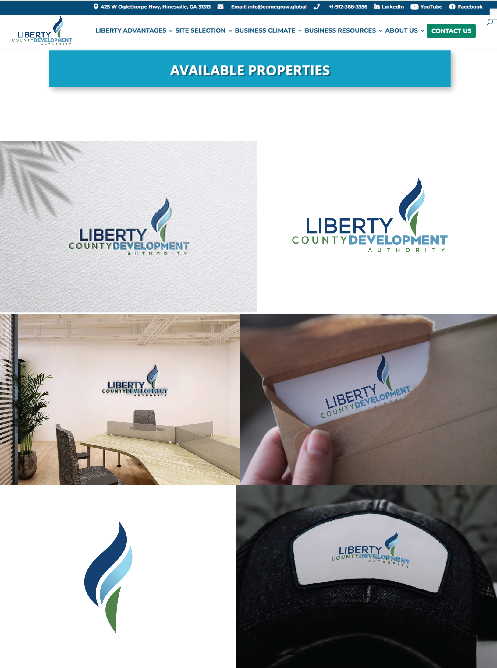 Diseño de Logo por hajera para Liberty County Development Authority | Diseño #36754015