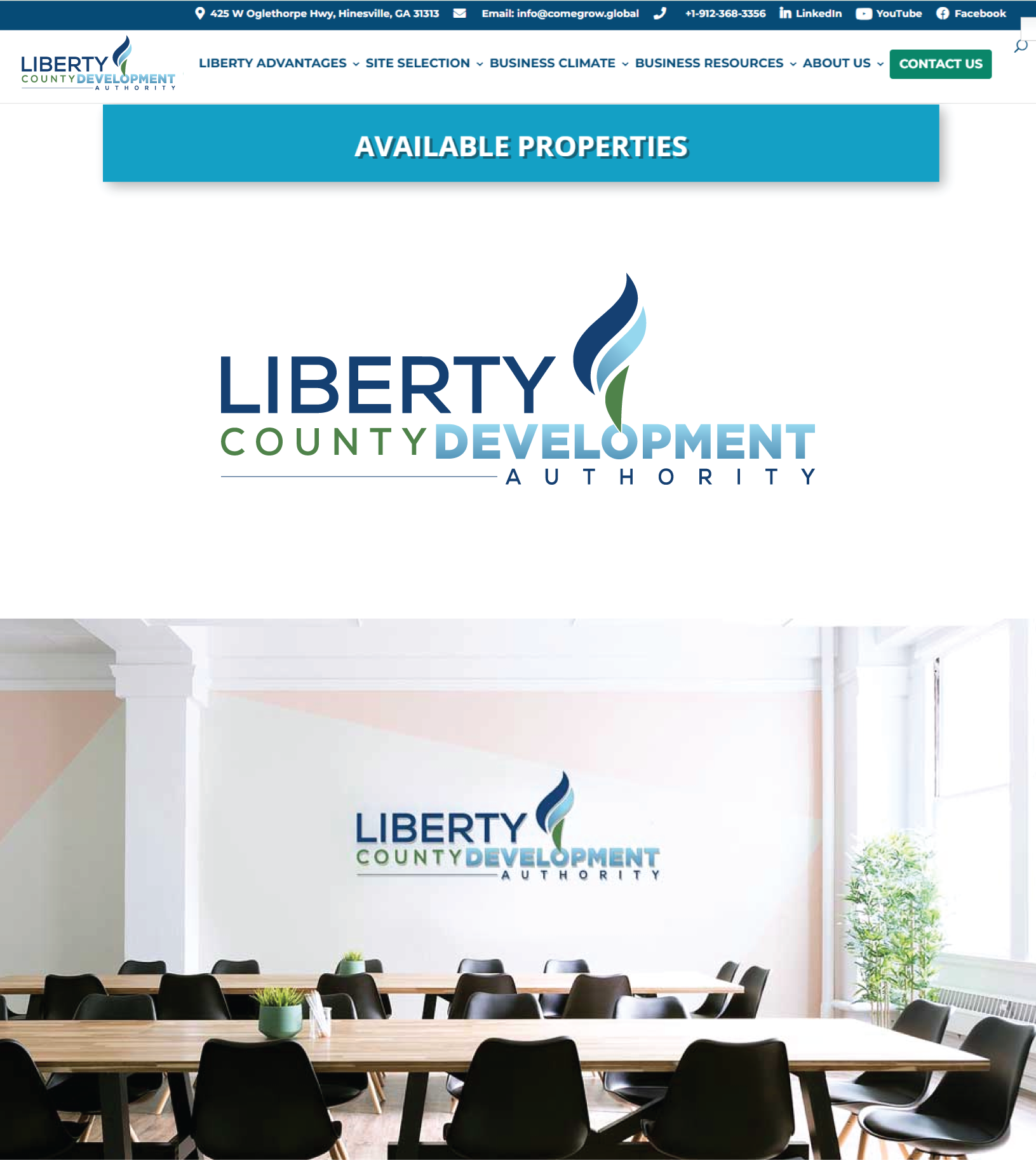 Diseño de Logo por hajera para Liberty County Development Authority | Diseño #36769118