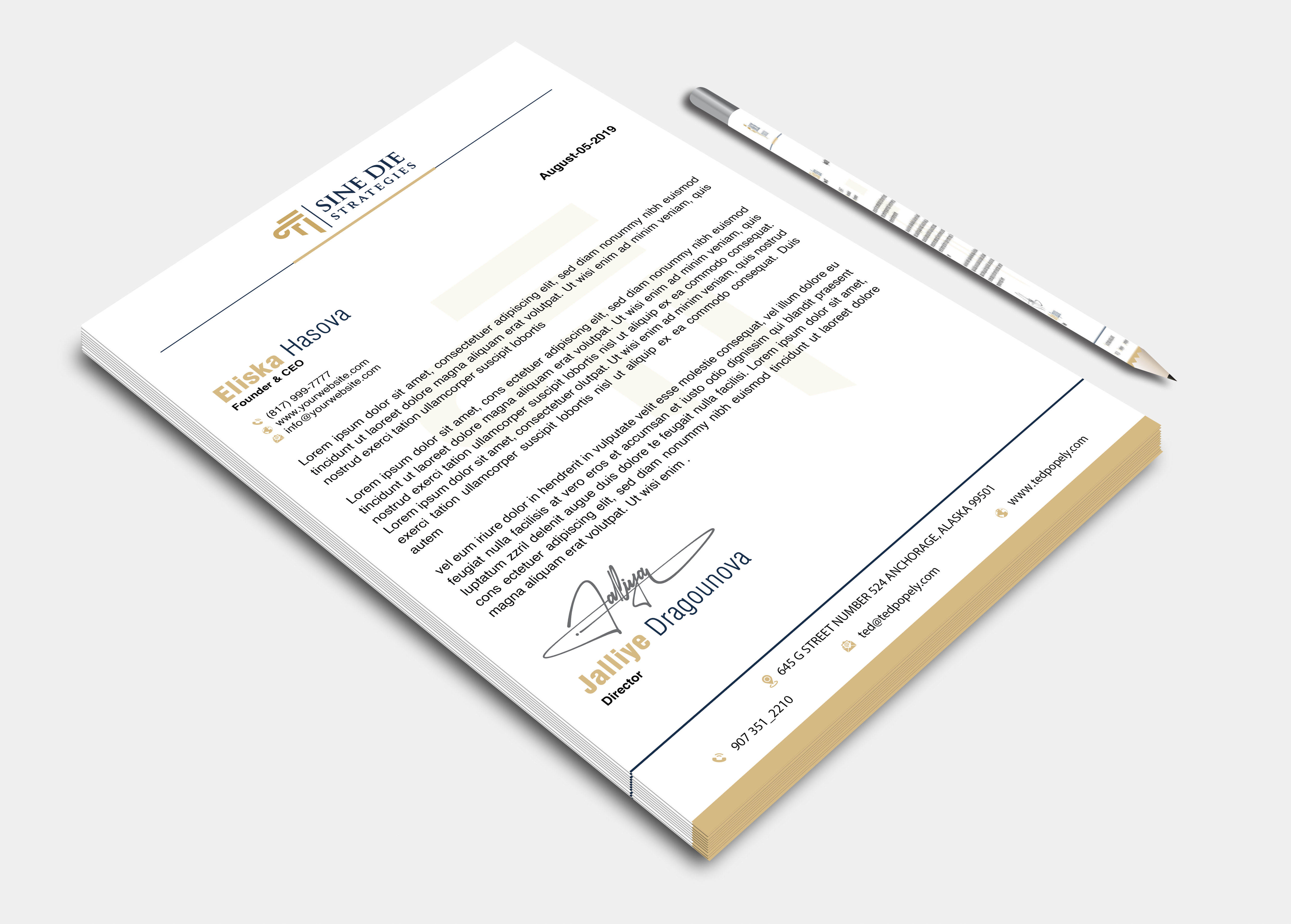 Diseño de Papelería por DesignerShahadat para este proyecto | Diseño #36594045