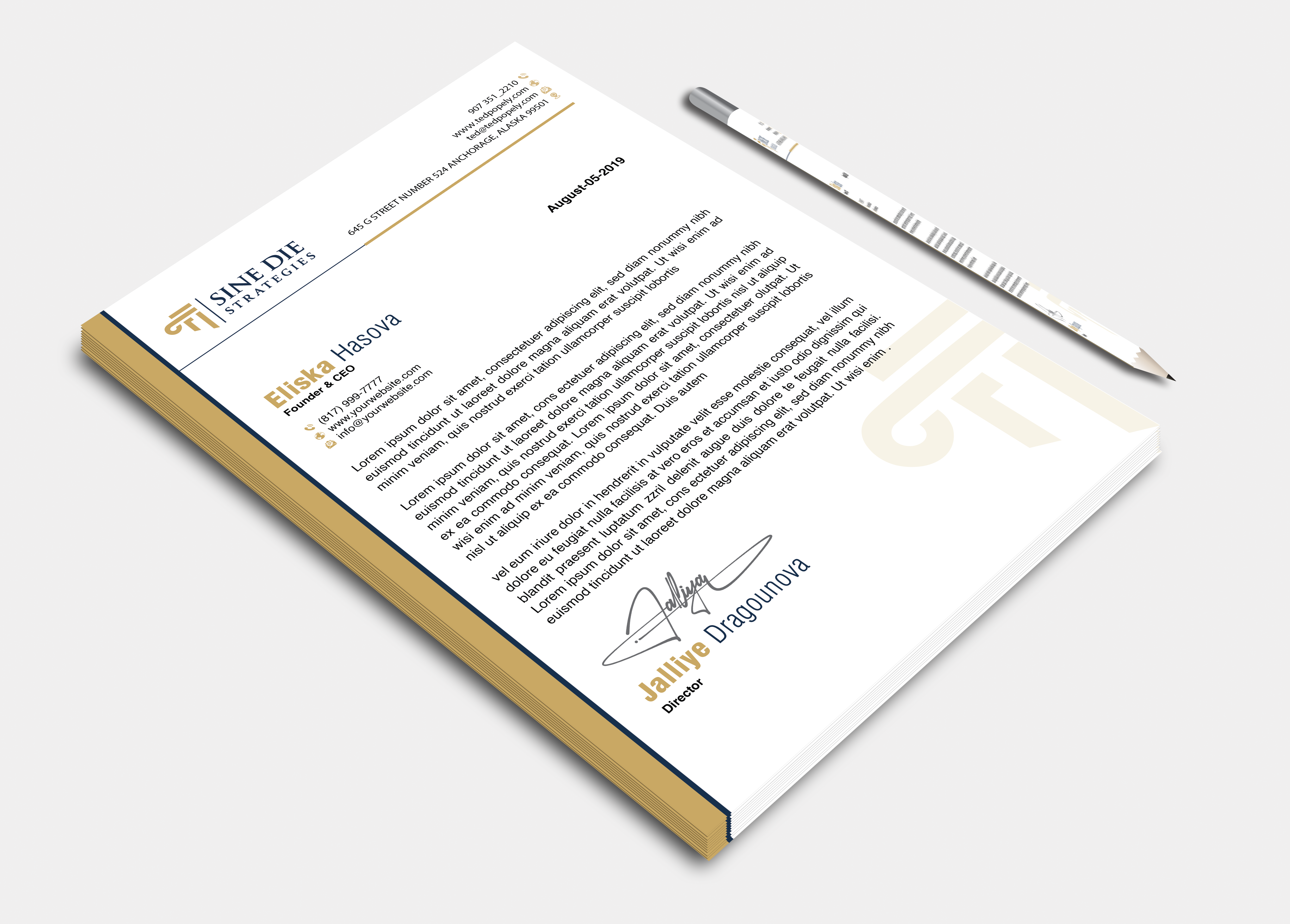 Diseño de Papelería por DesignerShahadat para este proyecto | Diseño #36594060