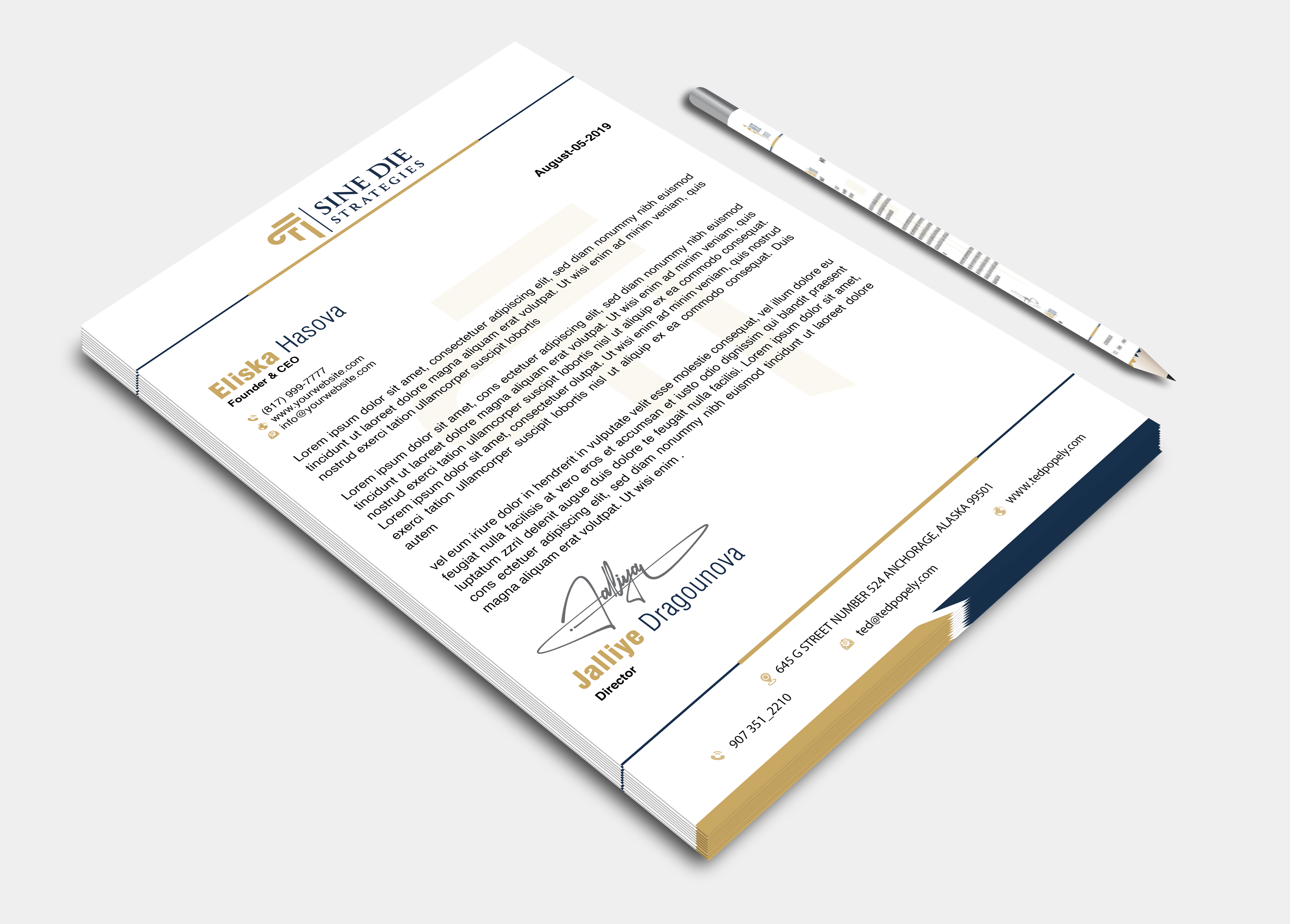 Diseño de Papelería por DesignerShahadat para este proyecto | Diseño #36594128