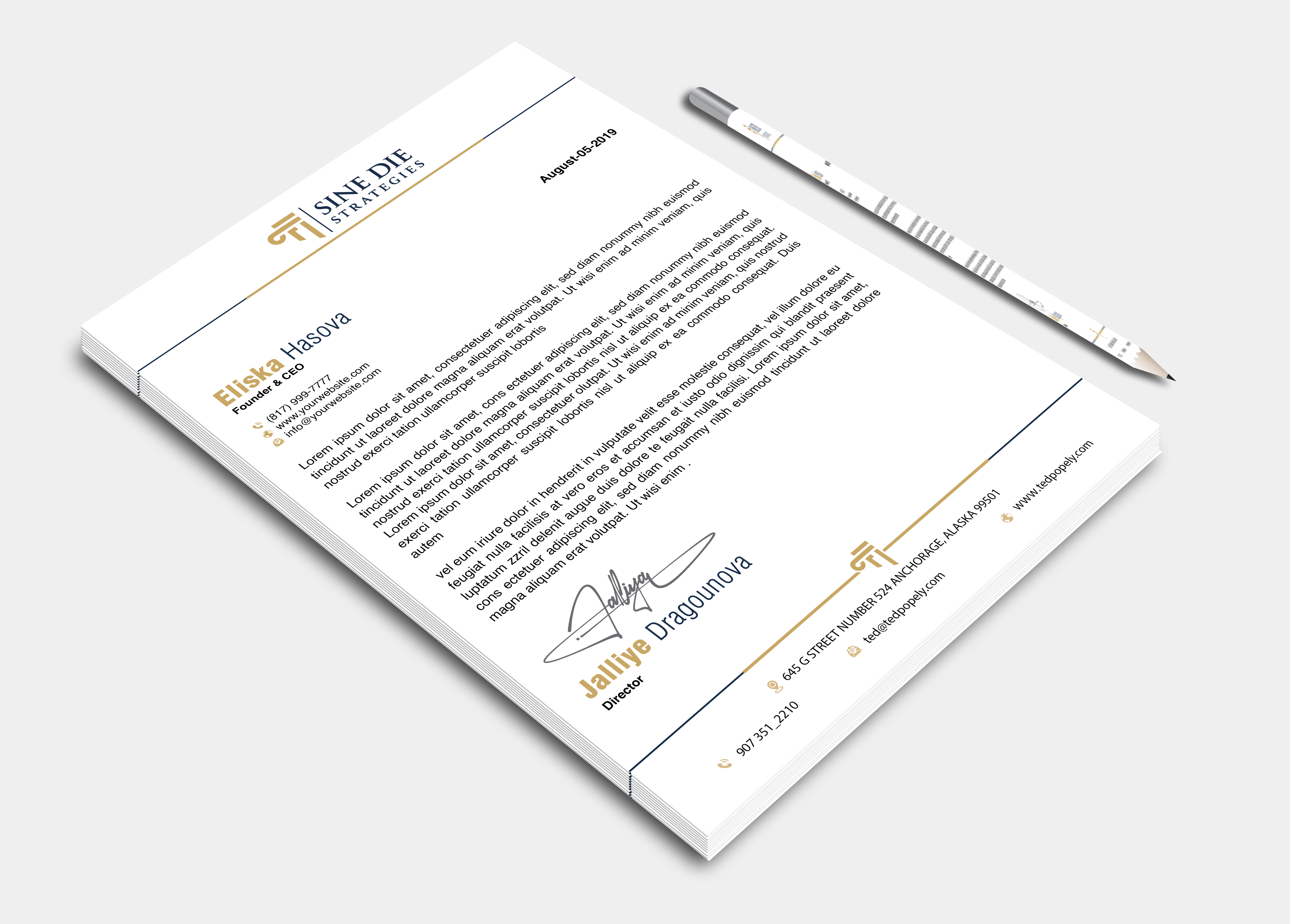 Diseño de Papelería por DesignerShahadat para este proyecto | Diseño #36594137