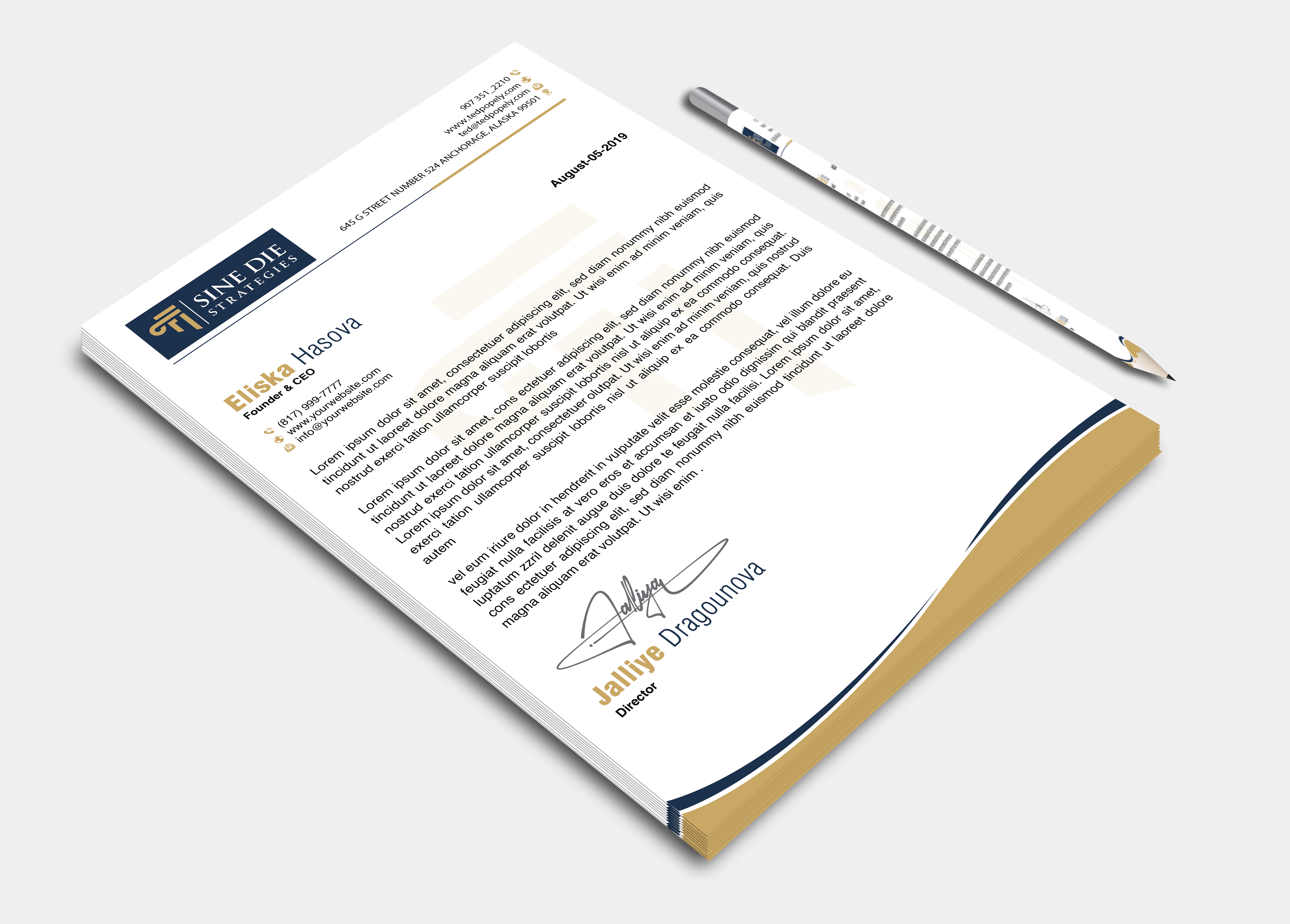 Diseño de Papelería por DesignerShahadat para este proyecto | Diseño #36594445