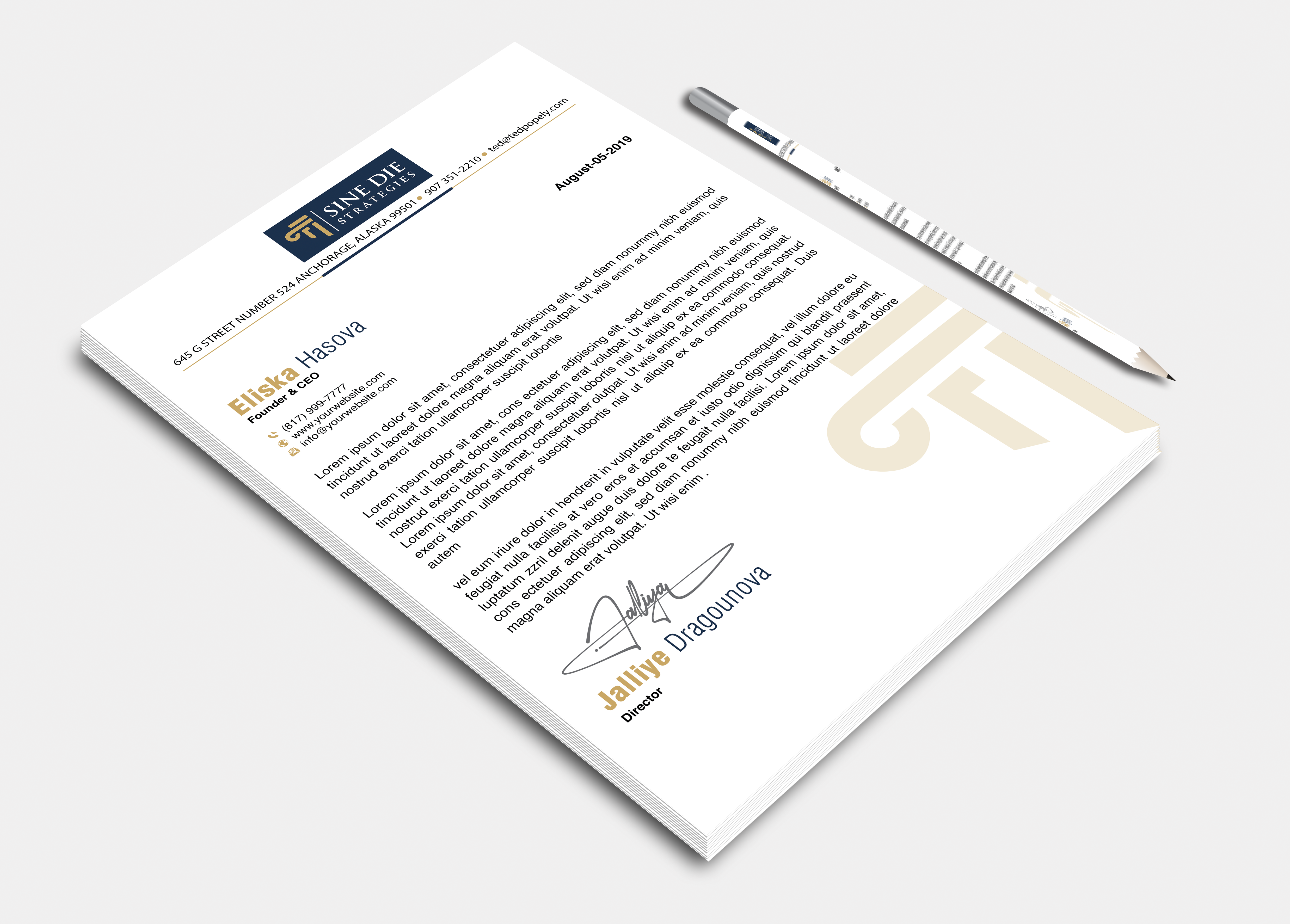 Diseño de Papelería por DesignerShahadat para este proyecto | Diseño #36594491