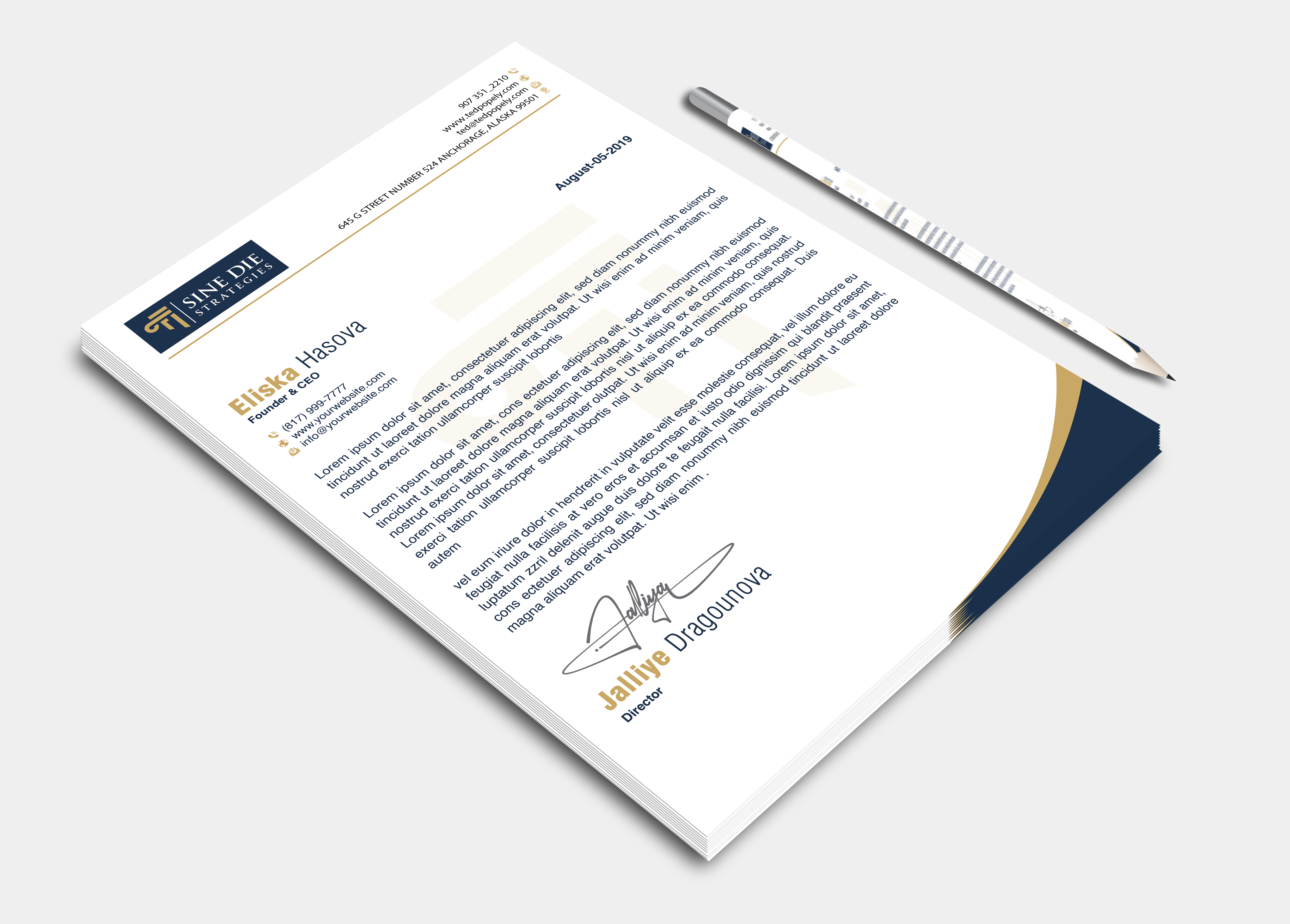 Diseño de Papelería por DesignerShahadat para este proyecto | Diseño #36594497