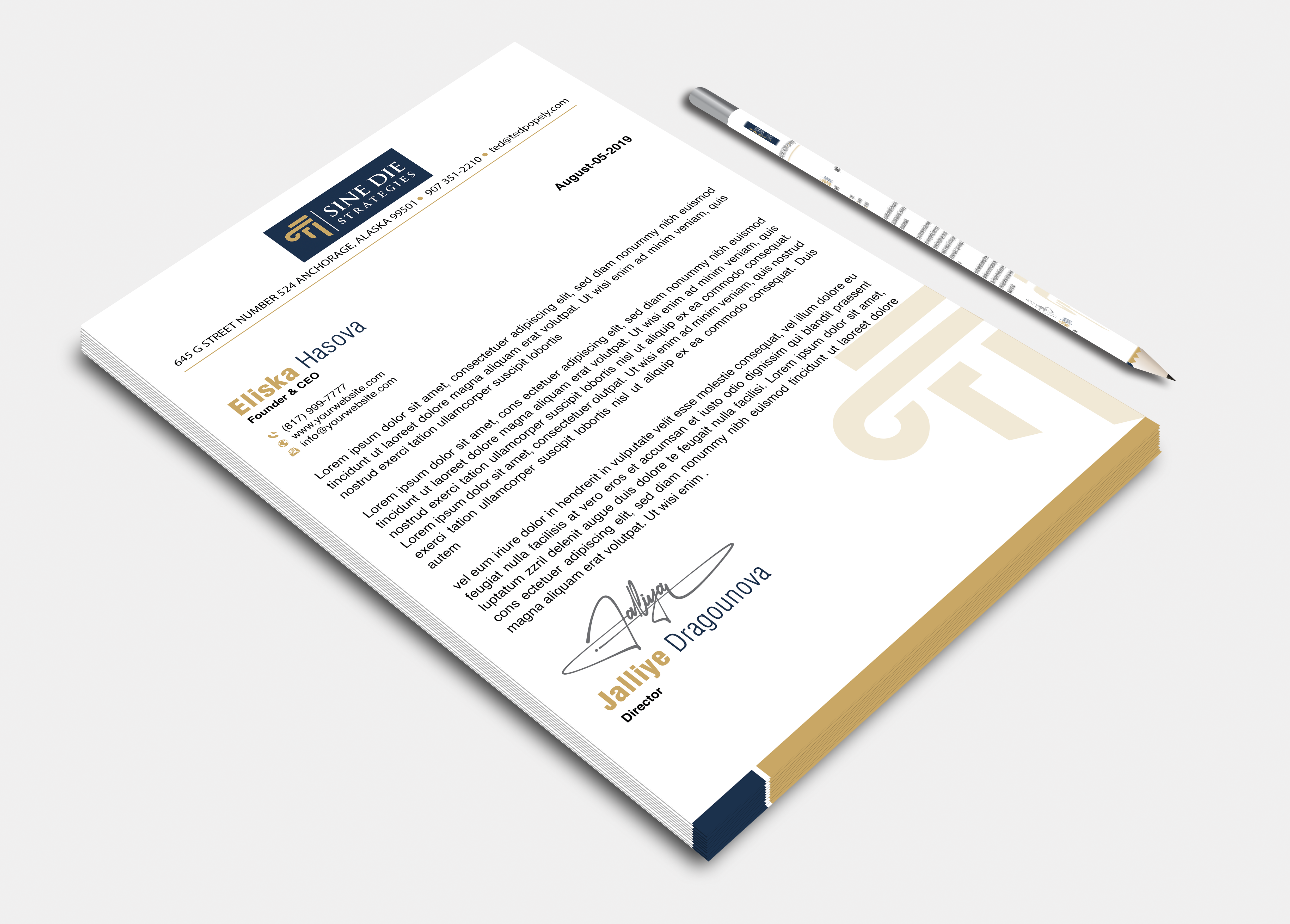 Diseño de Papelería por DesignerShahadat para este proyecto | Diseño #36594545