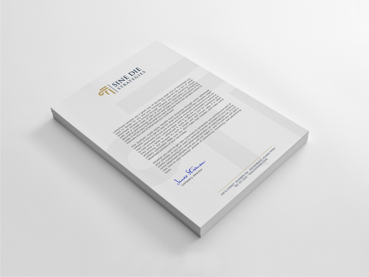 Stationery Design by Atvento Graphics for this project | Design #36595562