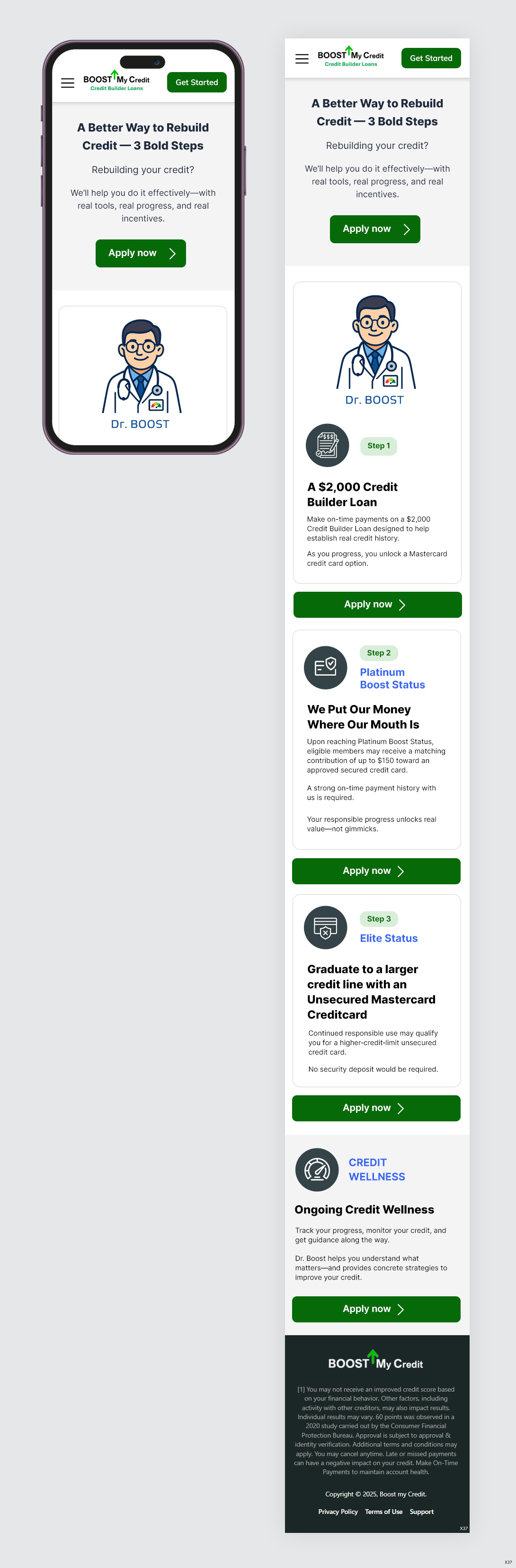 Web Design by pb for this project | Design #36601435