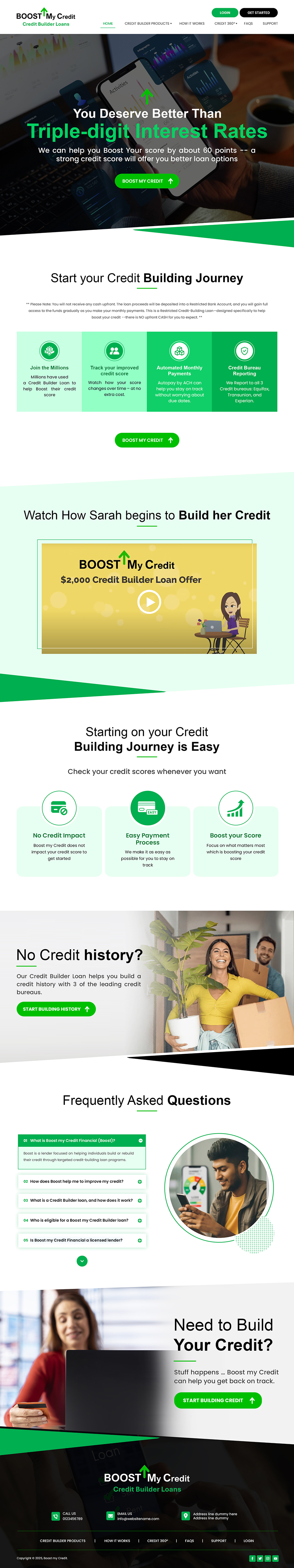 Web Design by Creations Box 2015 for this project | Design #36609833