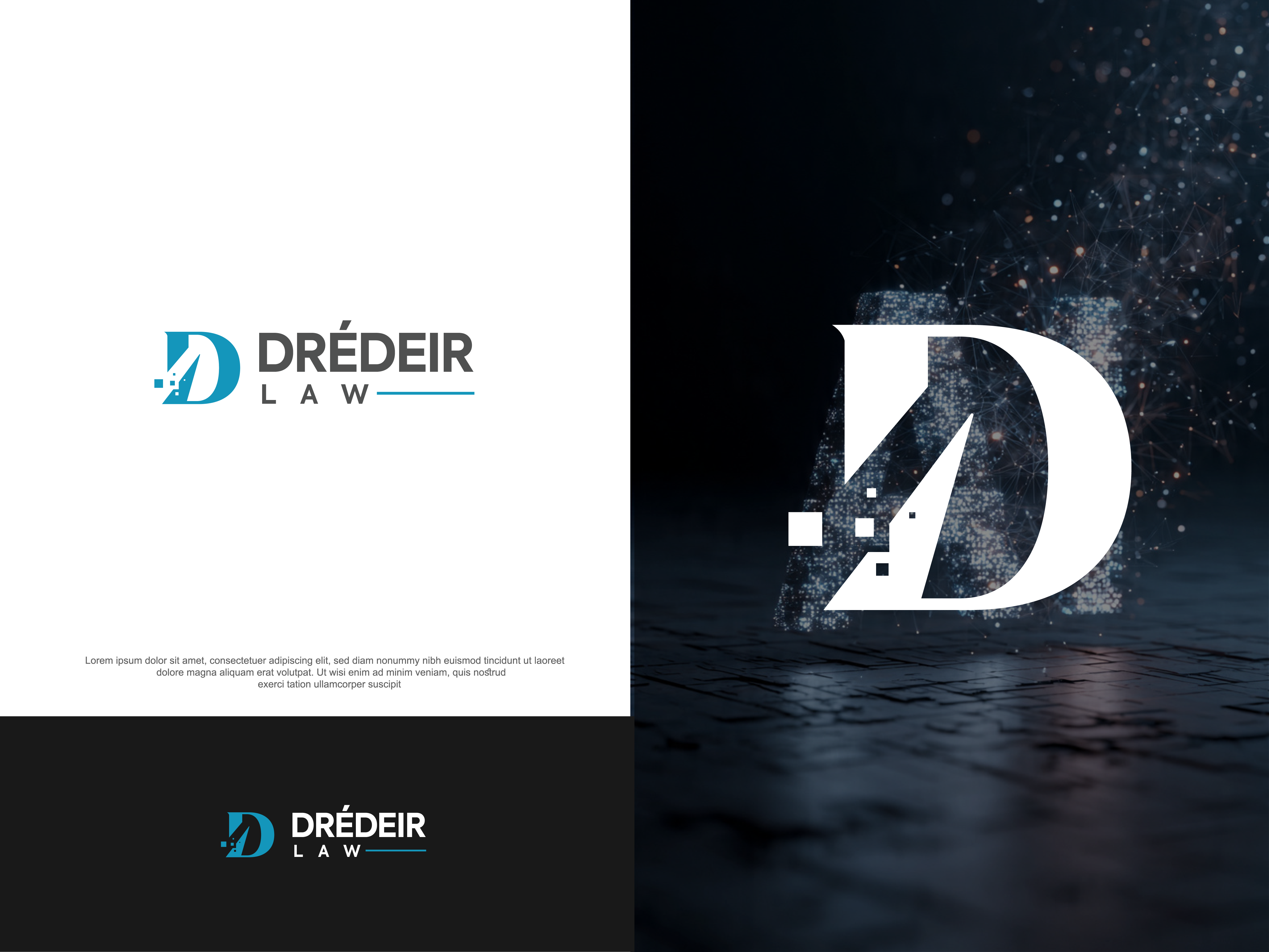 Logo Design by AbrinaDesign for Dredeir Law | Design #36598291