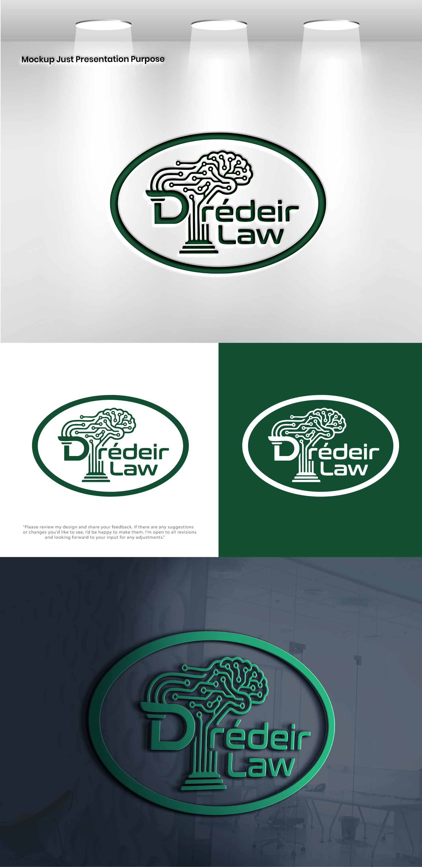 Logo Design by VectorForge for Dredeir Law | Design #36611564