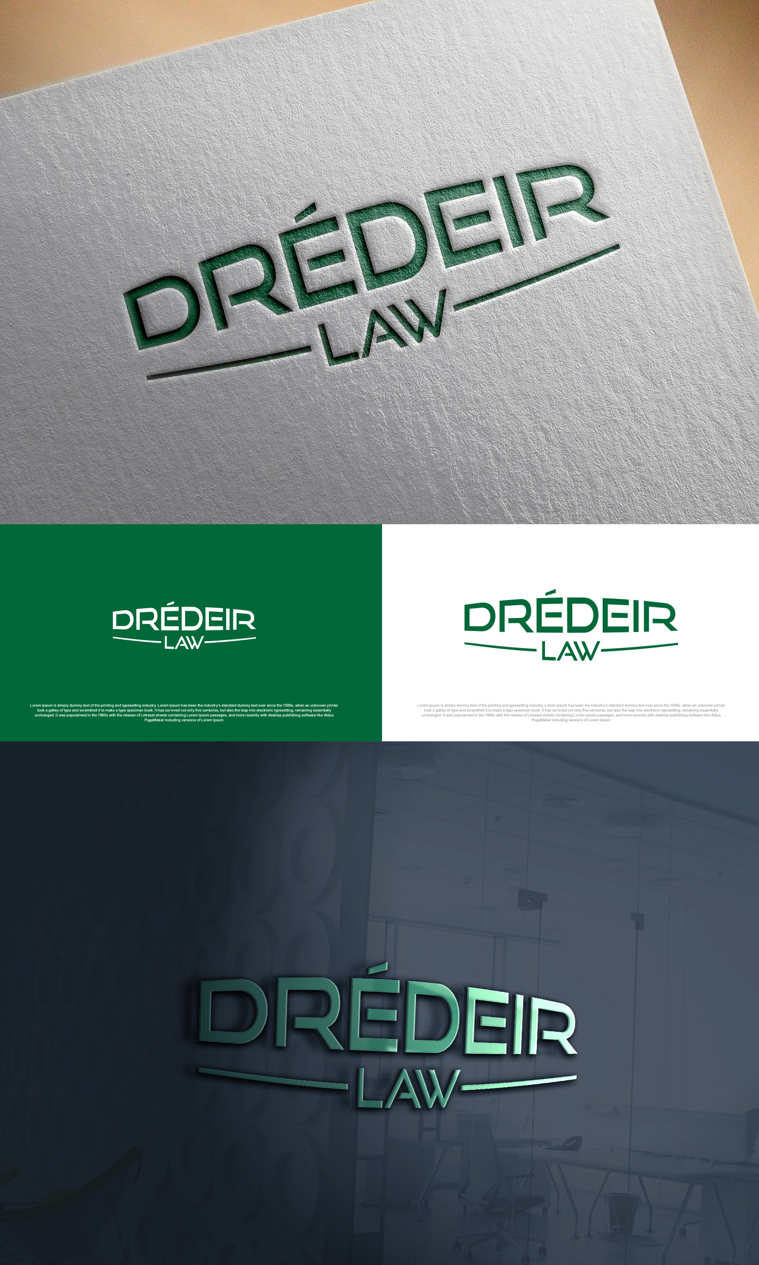 Logo Design by Ahsan Designs for Dredeir Law | Design #36601308
