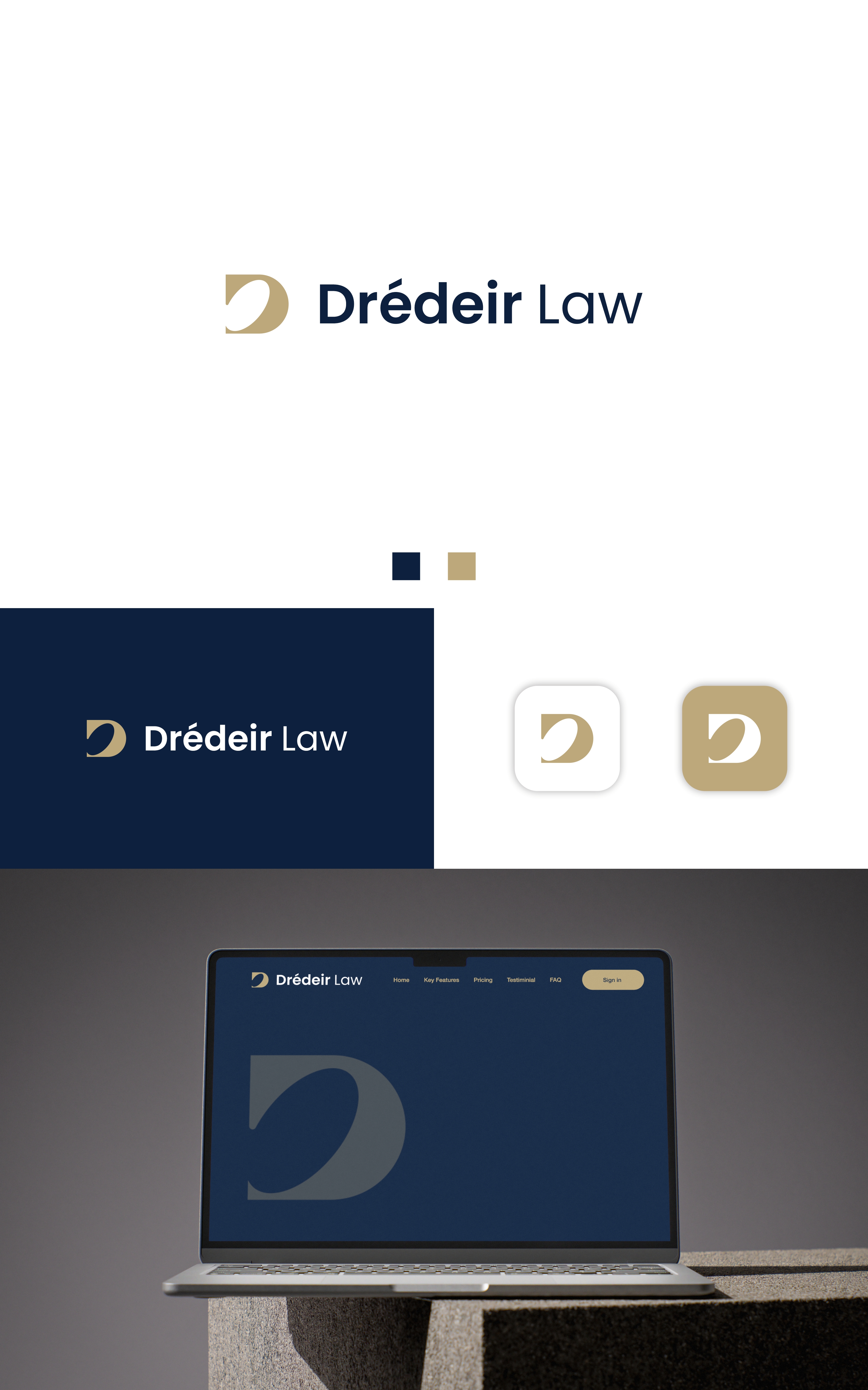 Logo Design by Dell_a.Design for Dredeir Law | Design #36598973