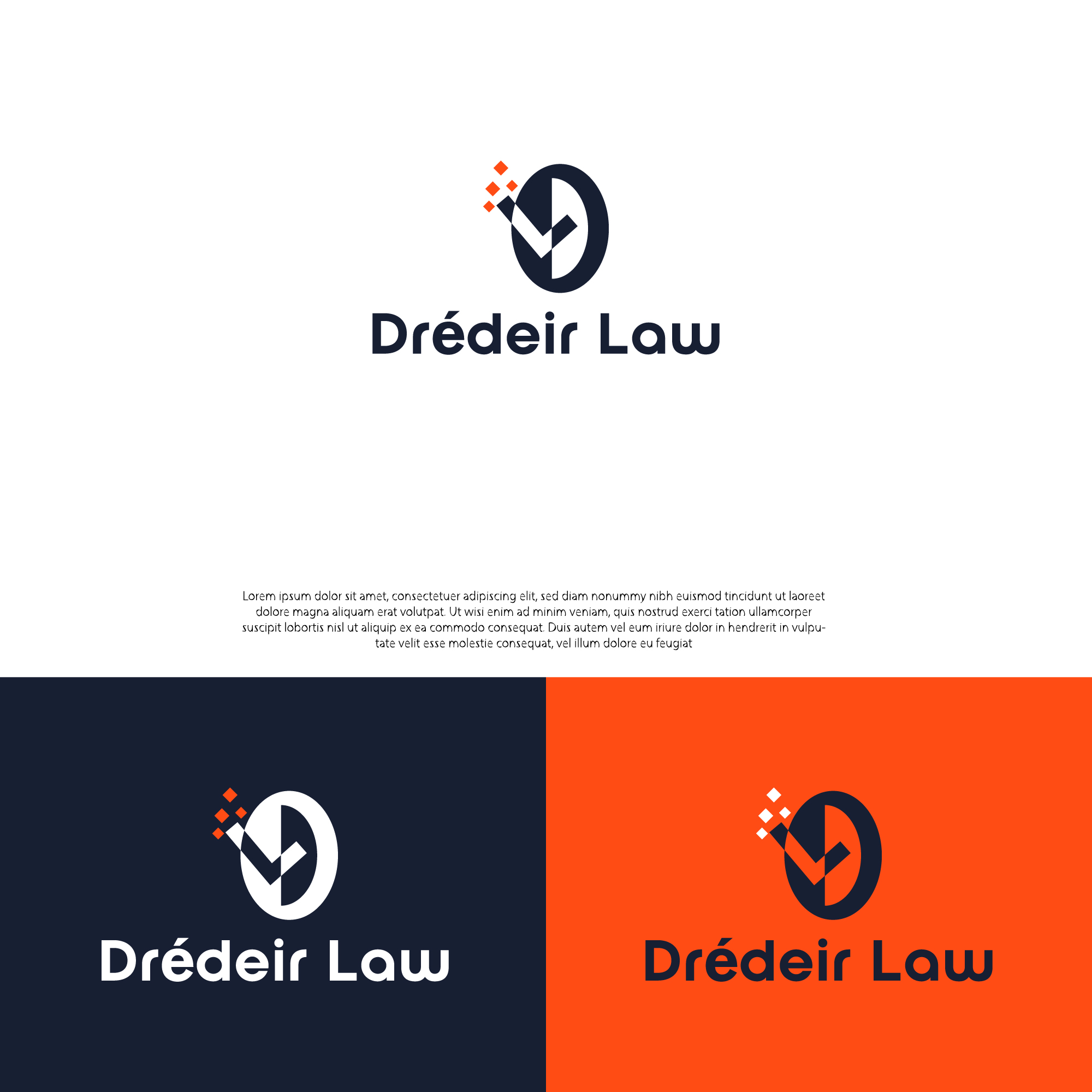 Logo Design by Designerrasedul for Dredeir Law | Design #36599626