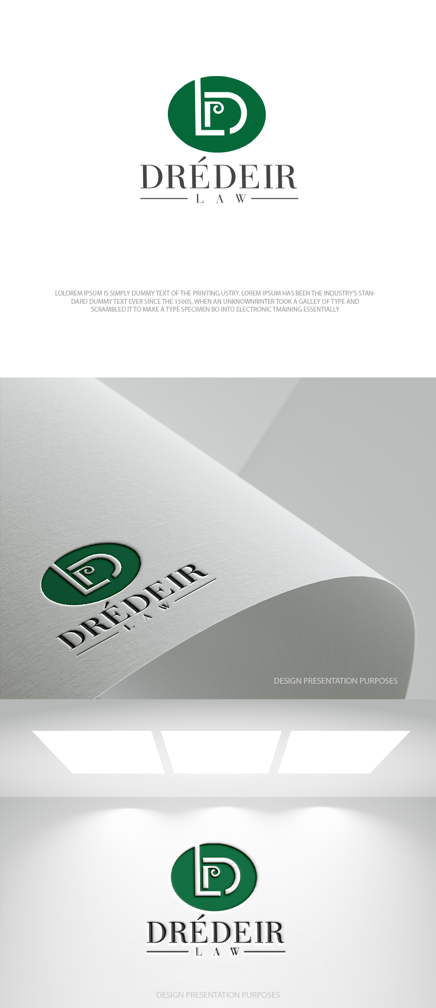 Logo Design by zebronicgraphic for Dredeir Law | Design #36600735