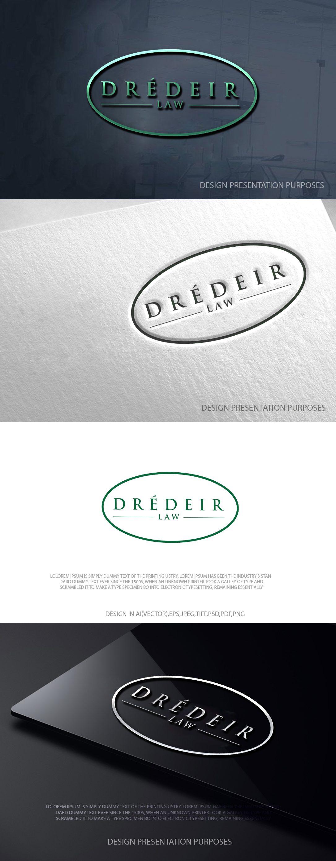 Logo Design by zebronicgraphic for Dredeir Law | Design #36600860