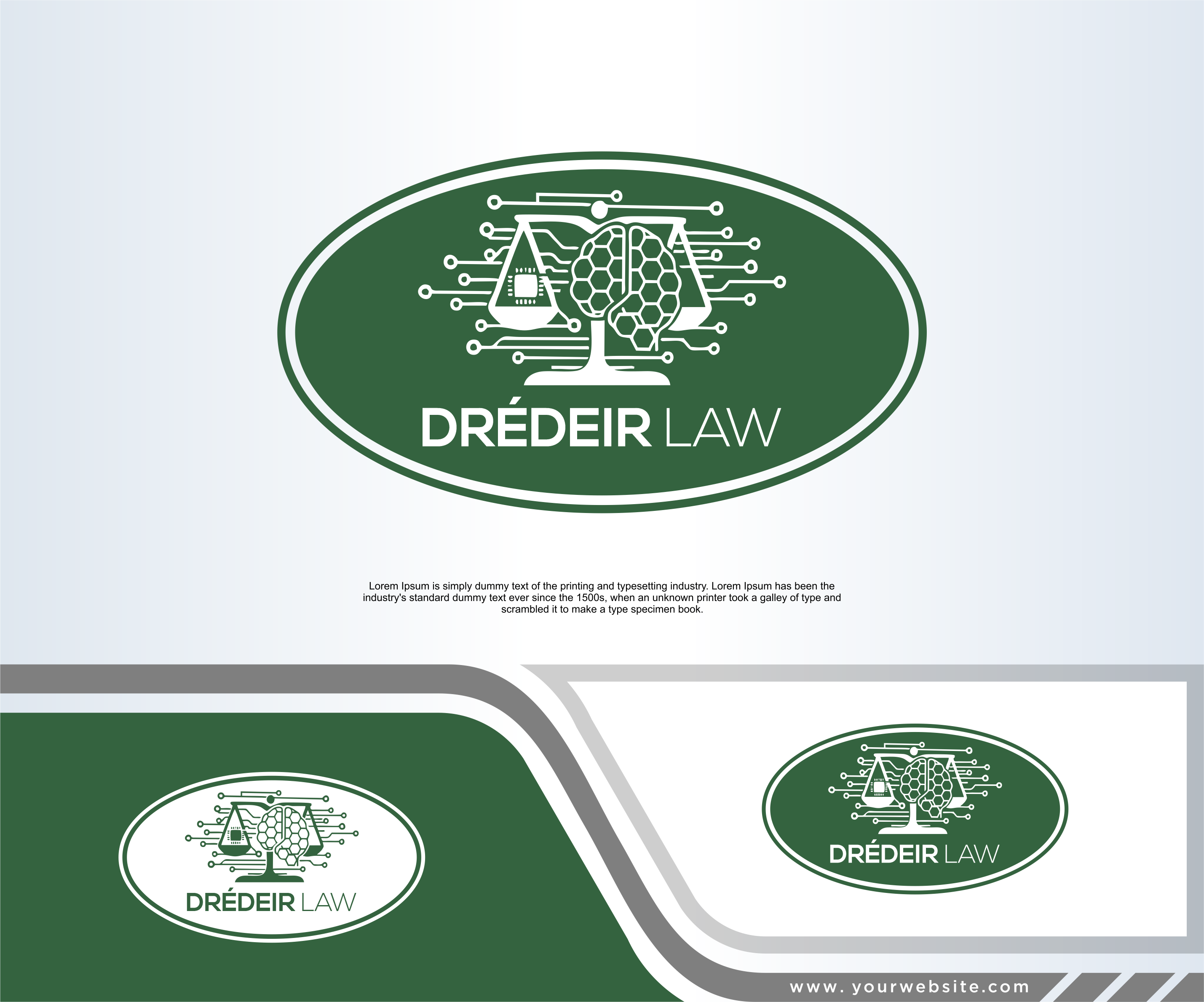 Logo Design by dobleh_creative for Dredeir Law | Design #36598416