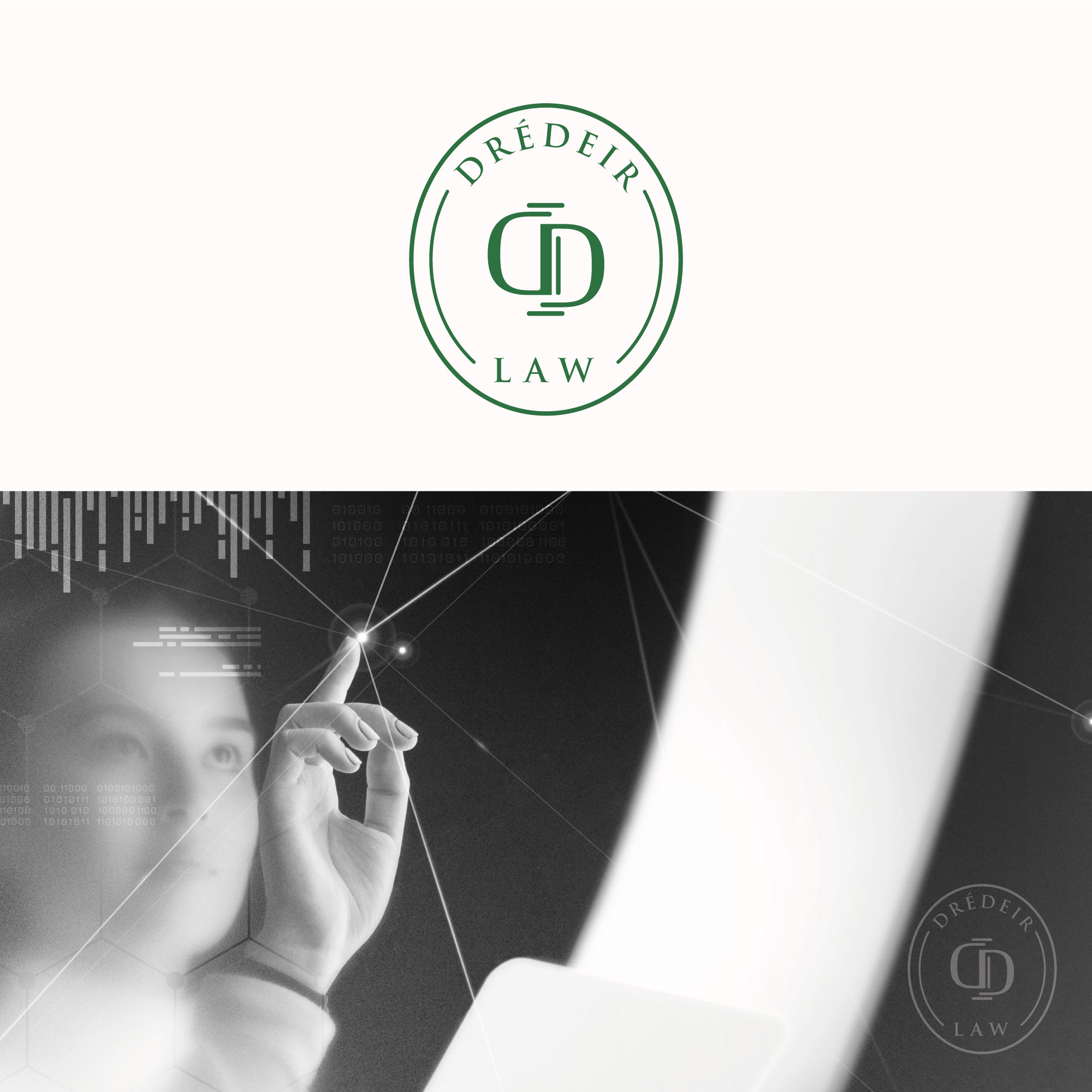 Logo Design by Iryna 3 for Dredeir Law | Design #36619781