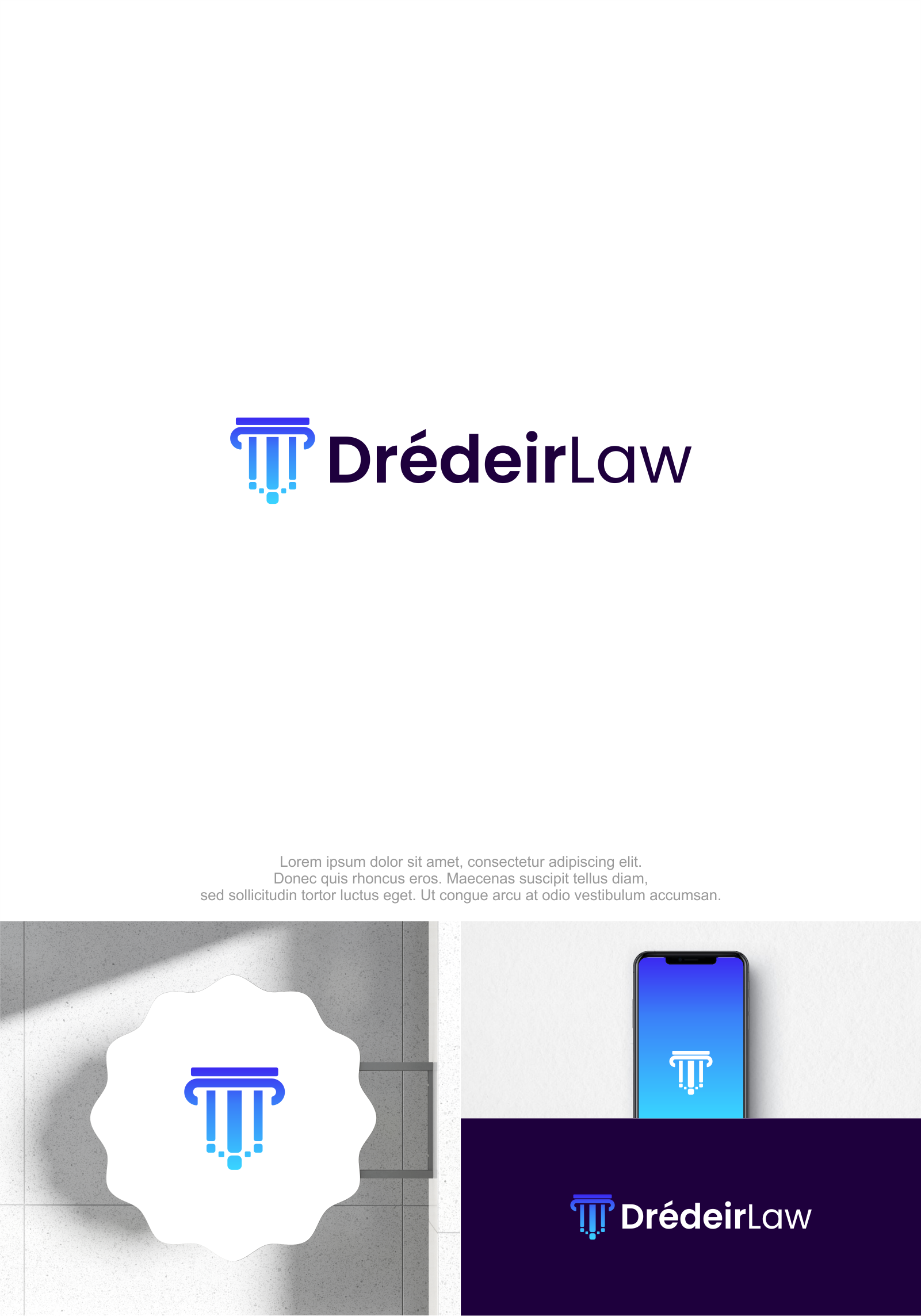 Logo Design by M.Syaiful Huda for Dredeir Law | Design #36598698