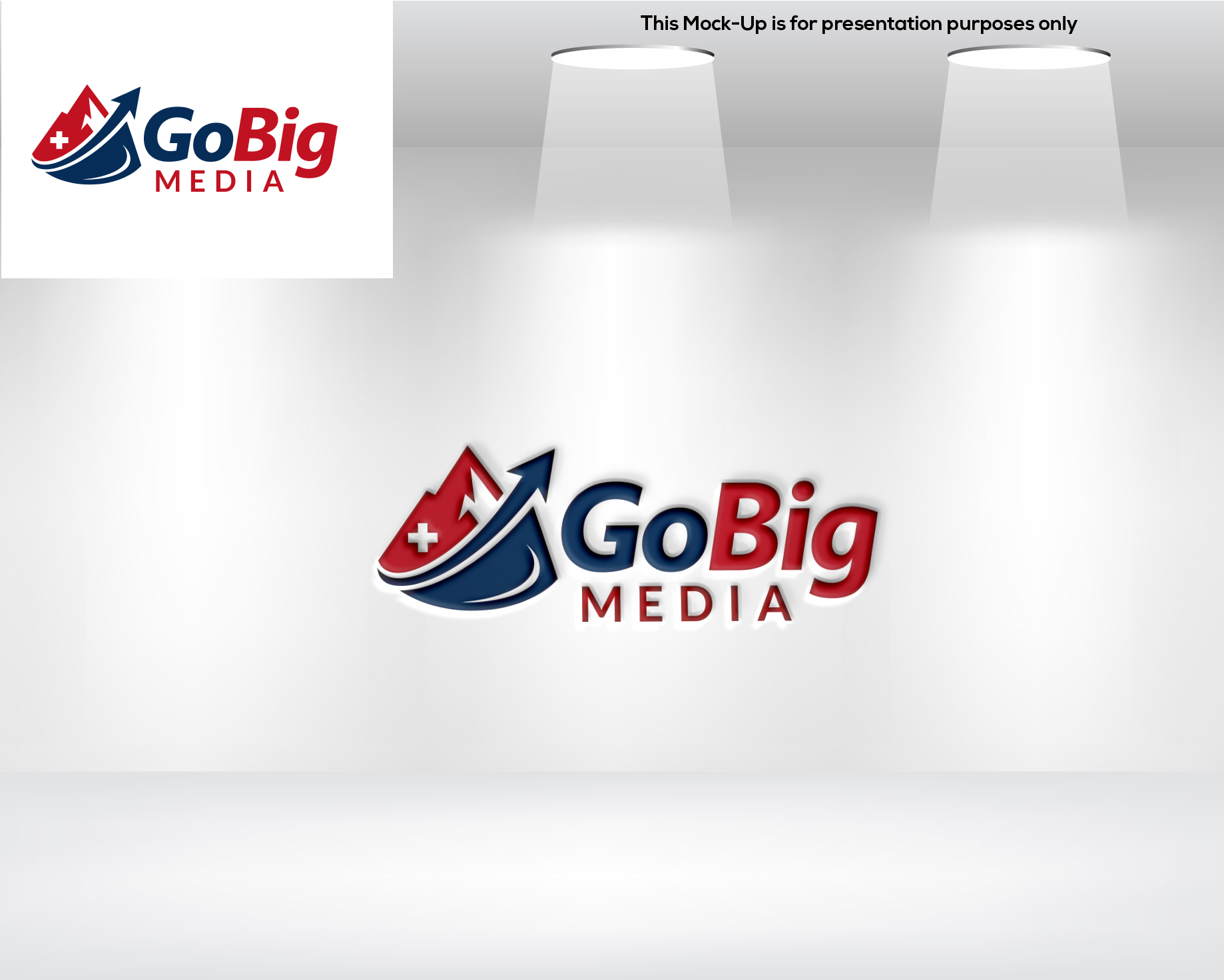 Logo Design by dubel ko for GoBig Media GmbH | Design #36606898
