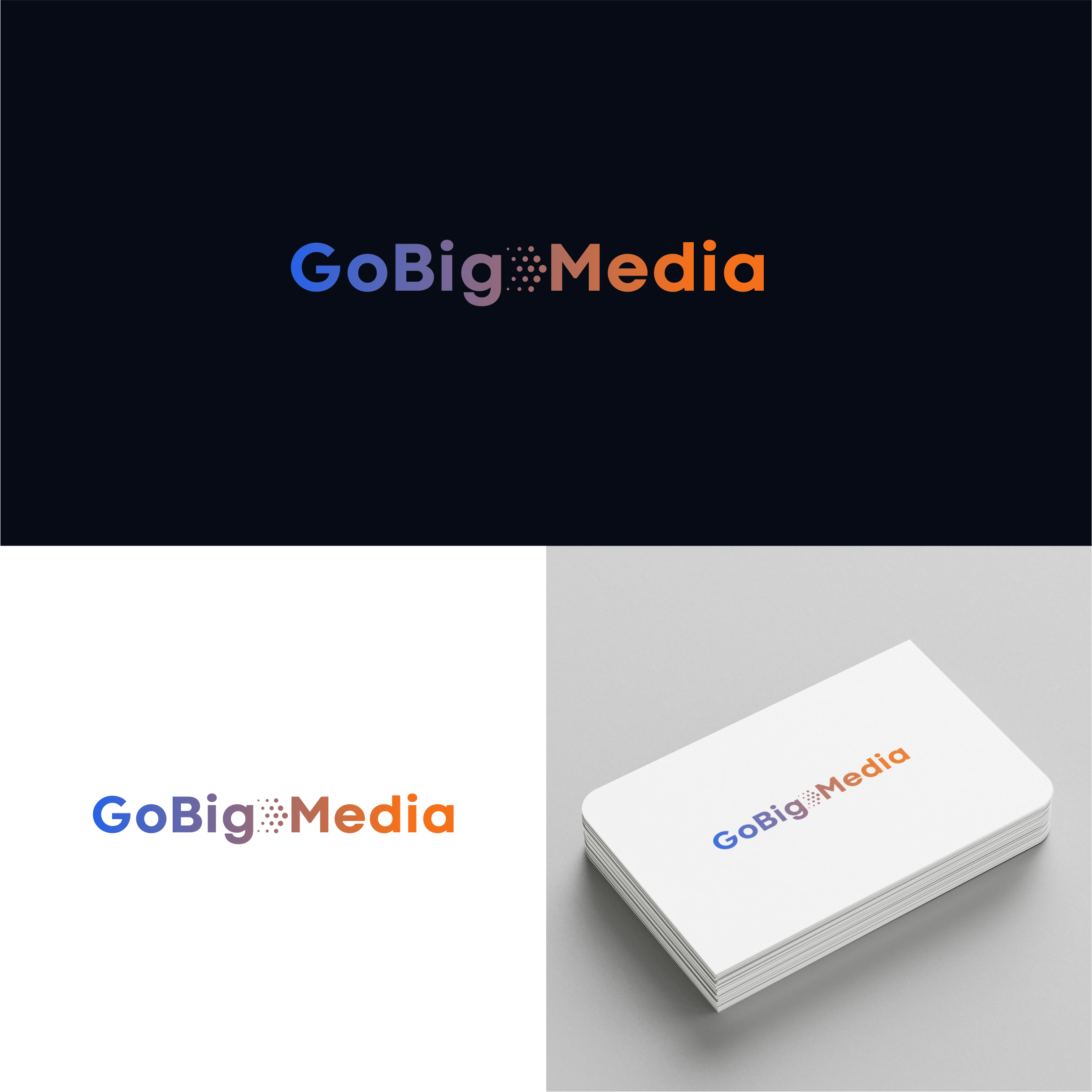 Logo Design by melzh for GoBig Media GmbH | Design #36622449