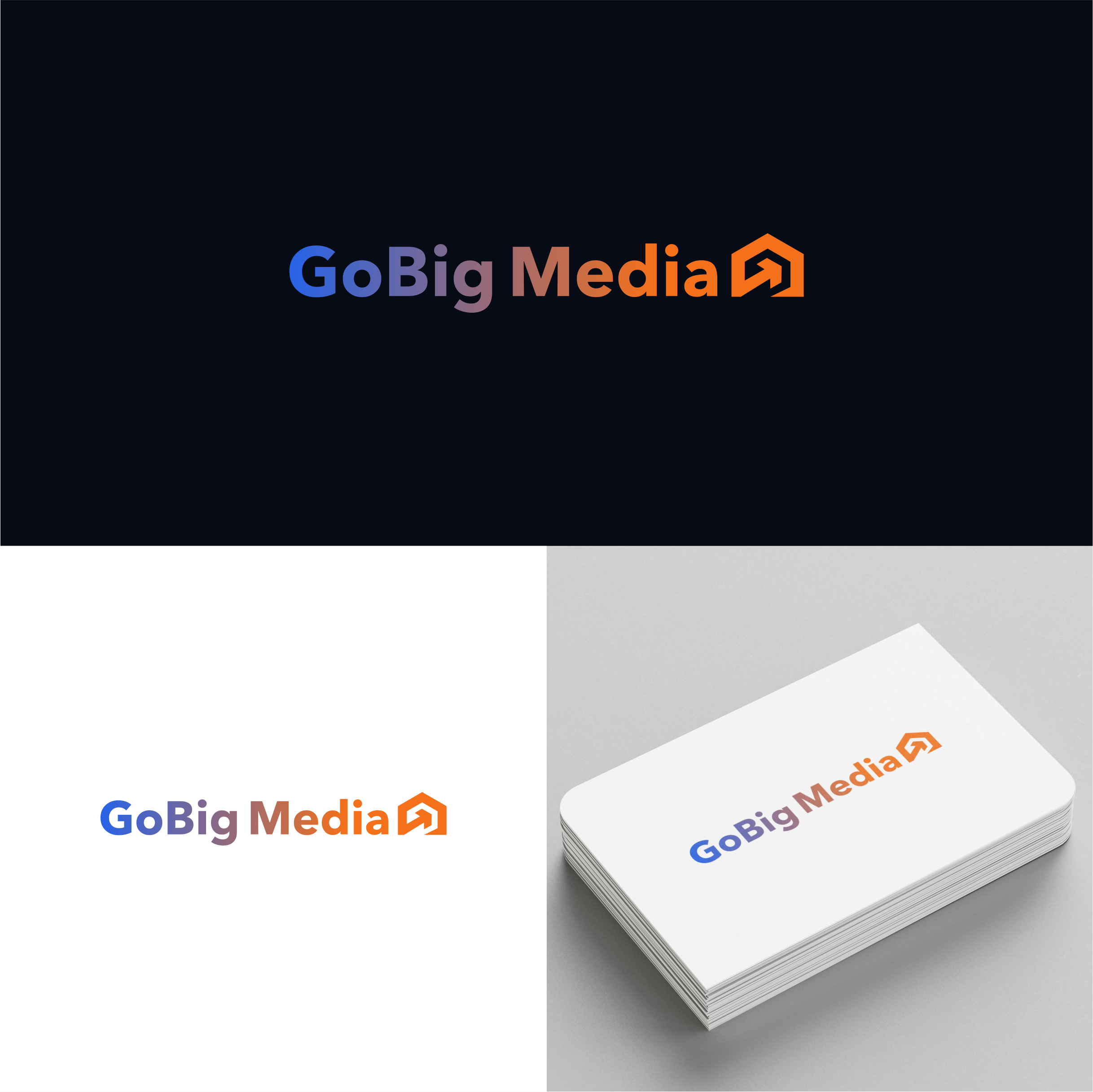 Diseño de Logo por melzh para GoBig Media GmbH | Diseño #36623105