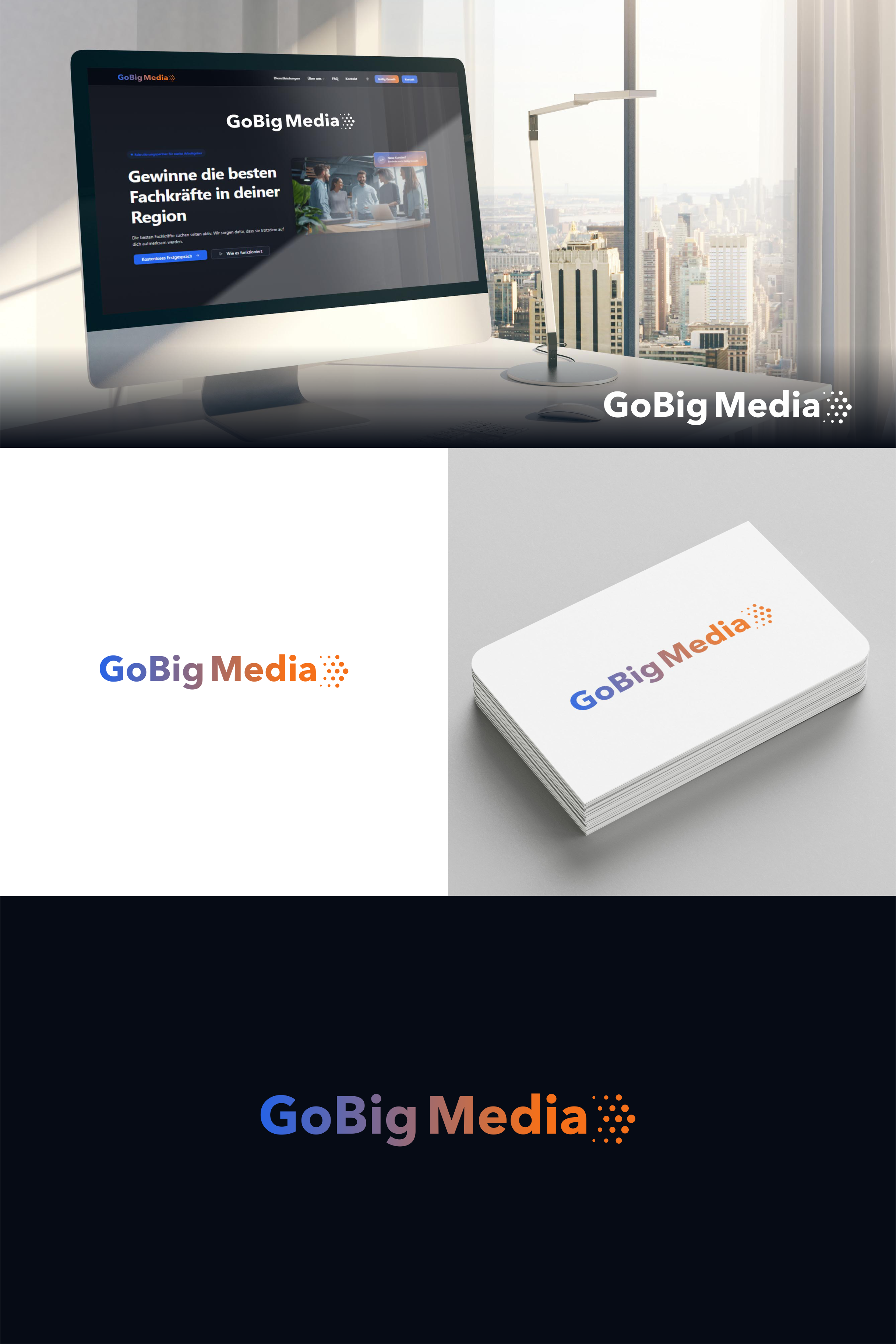 Diseño de Logo por melzh para GoBig Media GmbH | Diseño: #36629201